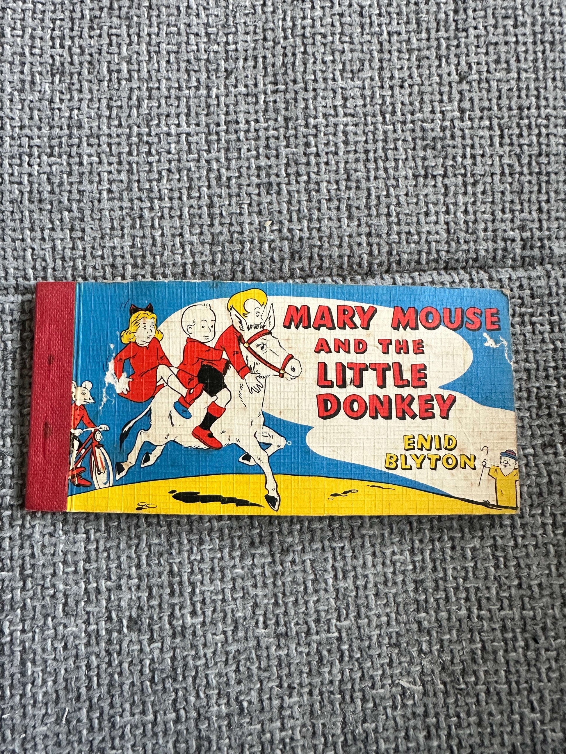 1964 Mary Mouse & The Little Donkey - Enid Blyton (R. Paul-Höye Illust) Brockhampton Press