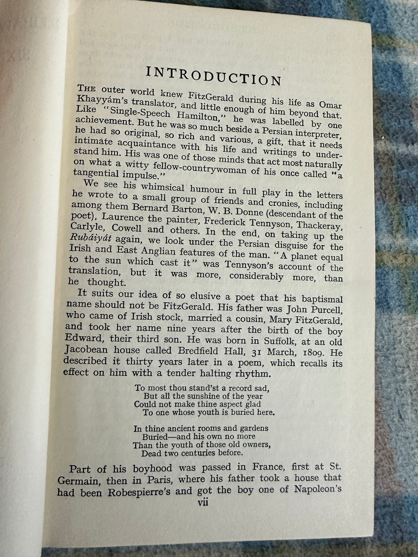 1939 Rubáiyát Of Omar Khayyám & Six Plays Of Calderon - translated Edward Fitzgerald (J. M. Dent & Sons Ltd)