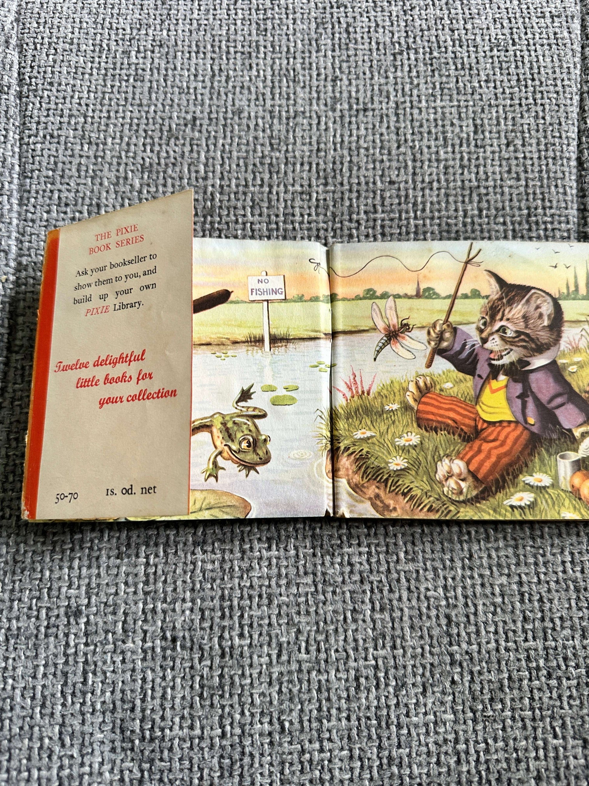 1950’s Little Tommy Purr (Pixie Book) Including D/j (Racey Helps Illust) Collins
