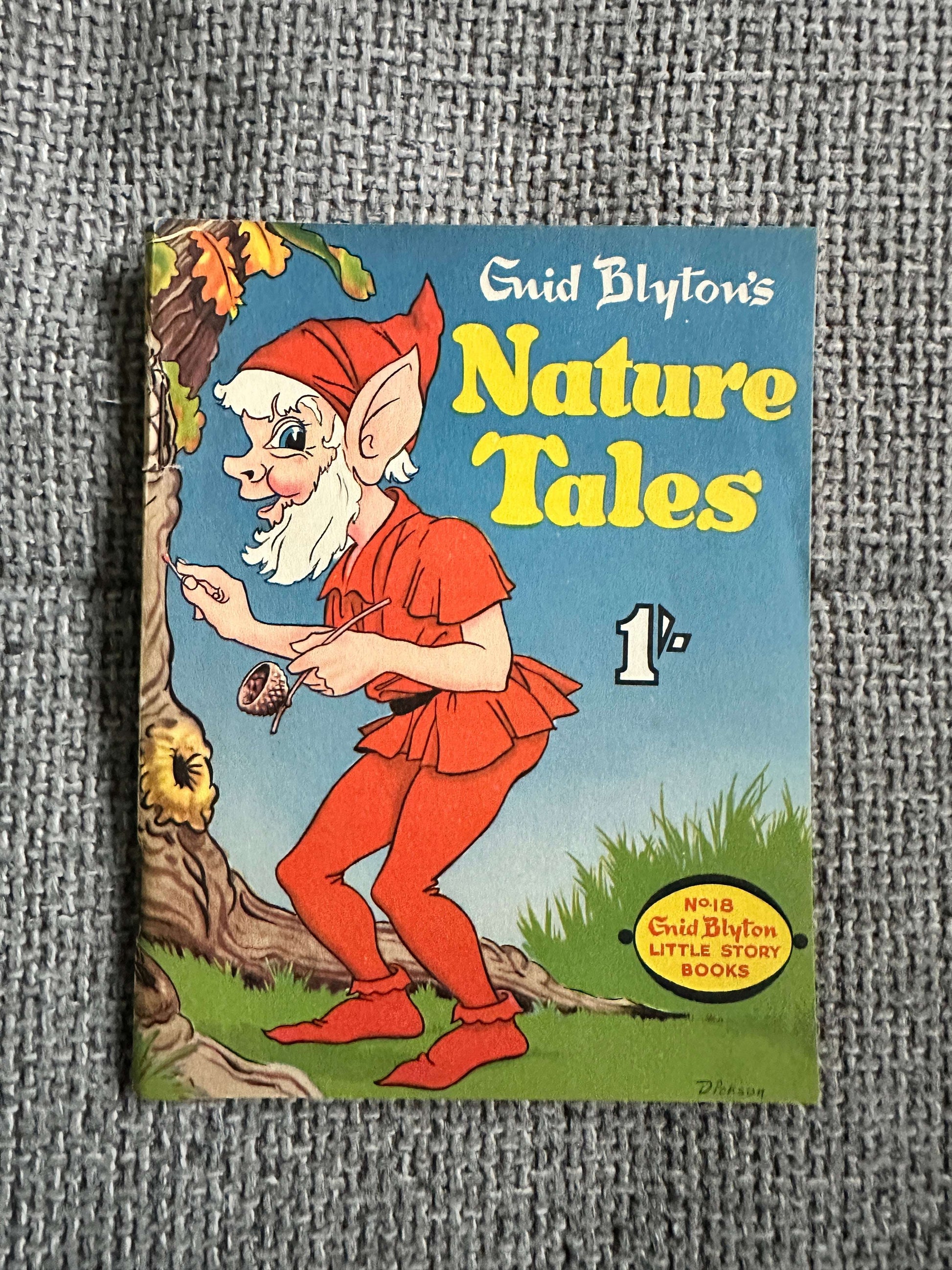 1957 Nature Tales (Little Books 18) Enid Blyton (Dickson cover art, Douglas Cuthill interior art) W. & A. K. Johnston & G. W. Bacon Ltd