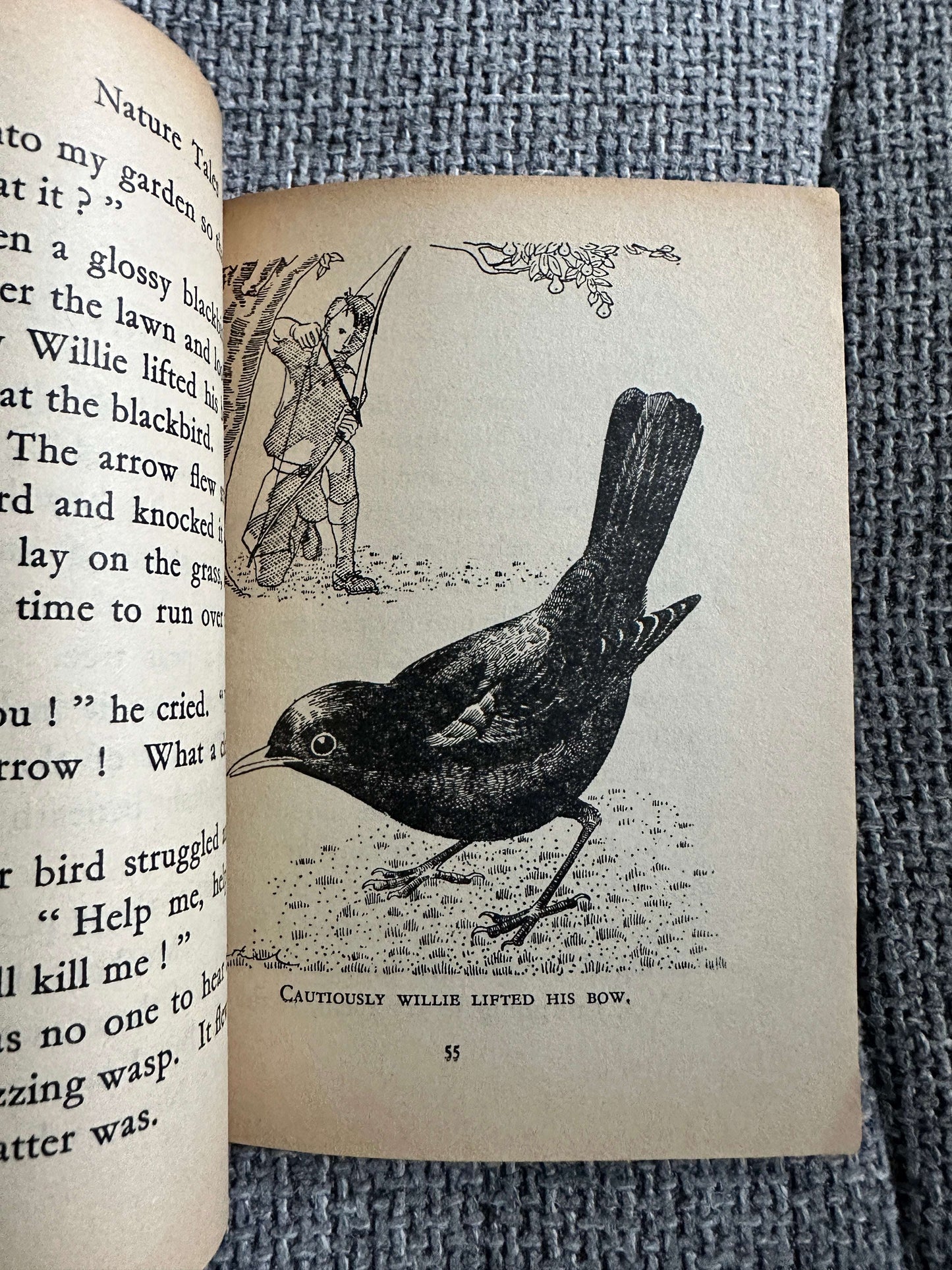 1957 Nature Tales (Little Books 18) Enid Blyton (Dickson cover art, Douglas Cuthill interior art) W. & A. K. Johnston & G. W. Bacon Ltd