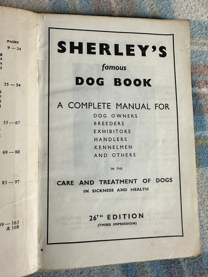 1961 Sherley’s Famous Dog Book26th Edition