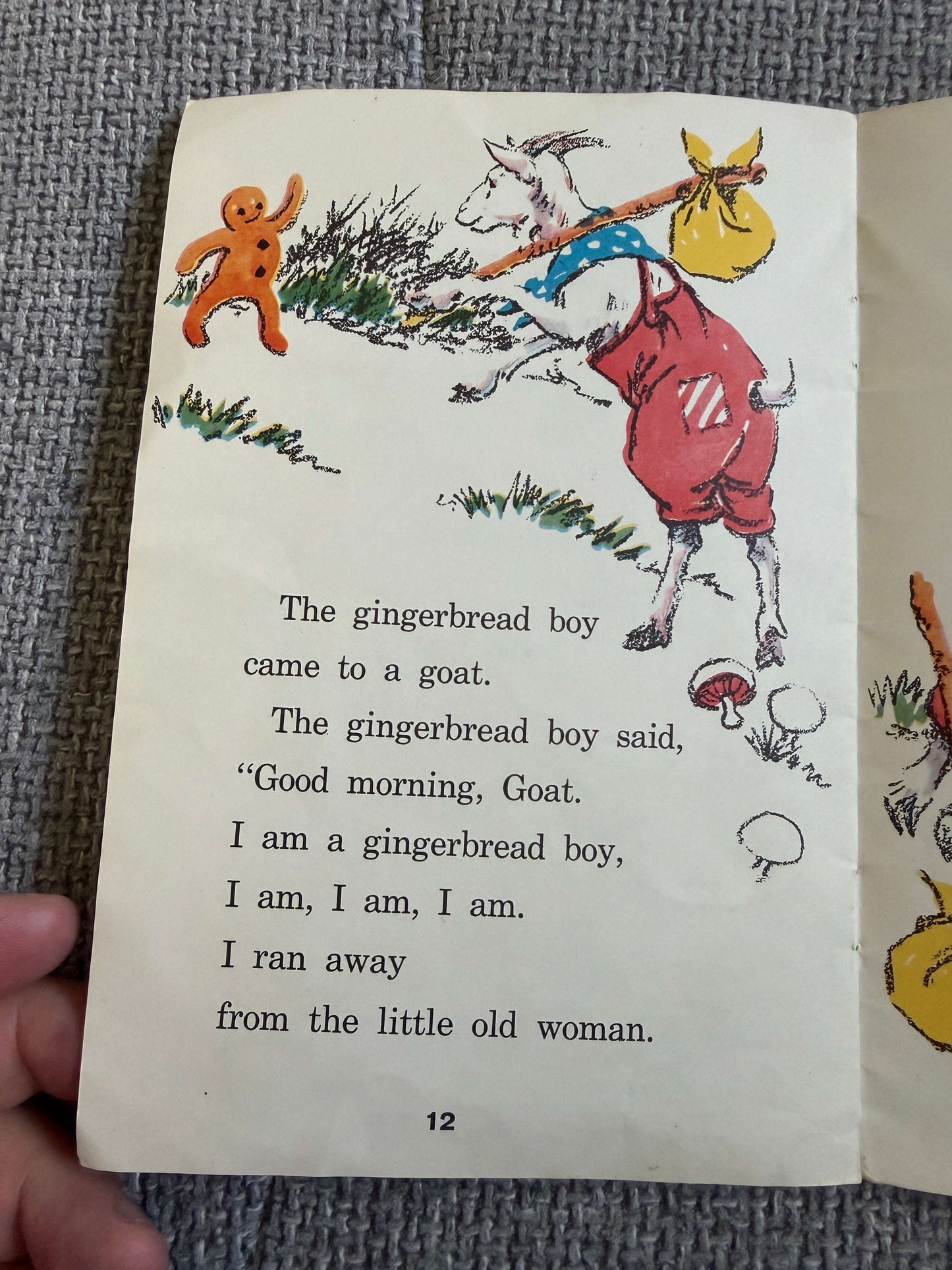 1962 The Gingerbread Boy (Janet & John Story Books No11) - Miriam Blanton Huber, Frank Seely Salisbury & Mabel O’Donnell (Florence & Margaret Hoopes illust) James Nisbet & Co Ltd. - Honeyburn Books (UK)