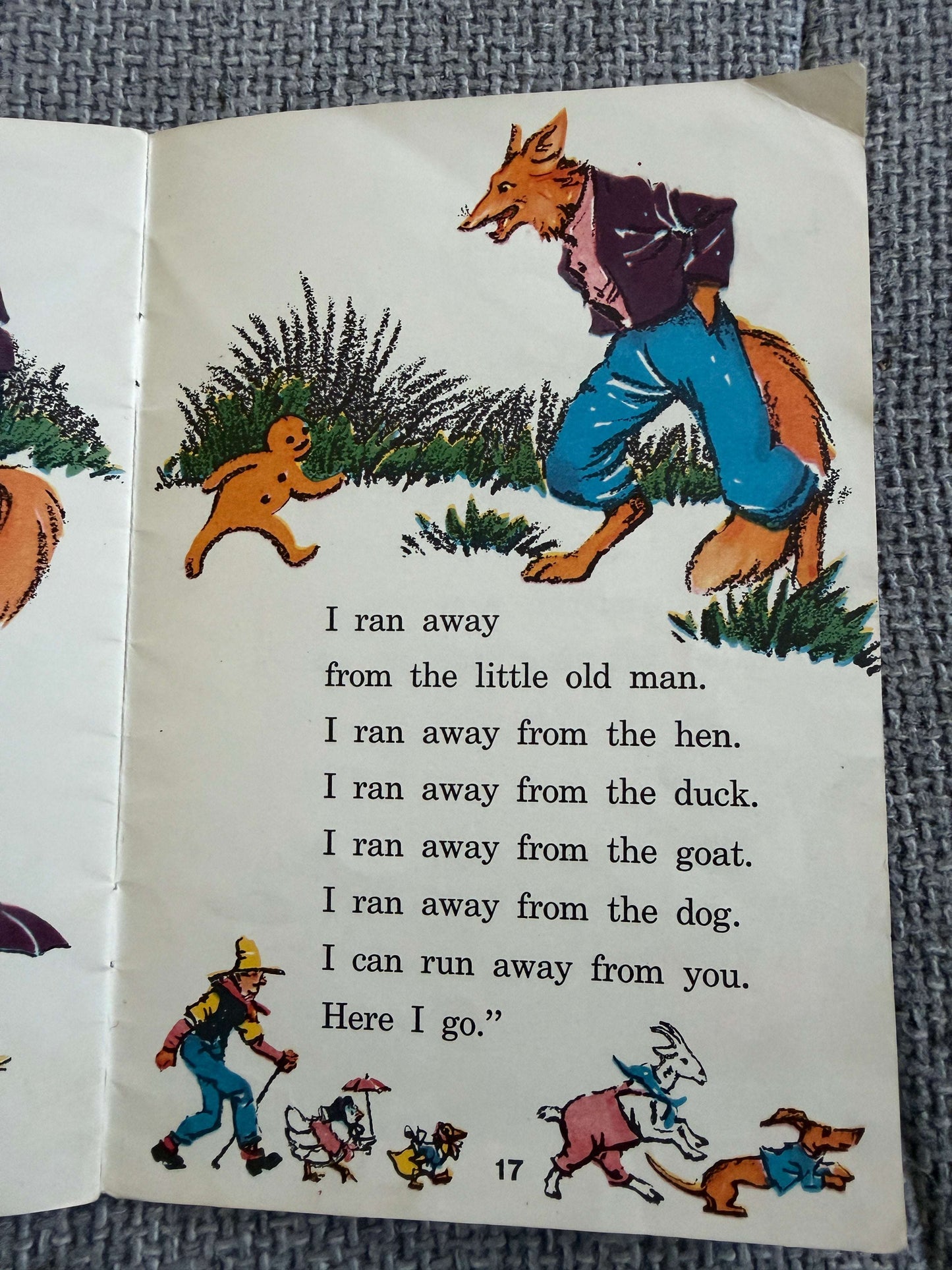 1962 The Gingerbread Boy (Janet & John Story Books No11) - Miriam Blanton Huber, Frank Seely Salisbury & Mabel O’Donnell (Florence & Margaret Hoopes illust) James Nisbet & Co Ltd. - Honeyburn Books (UK)