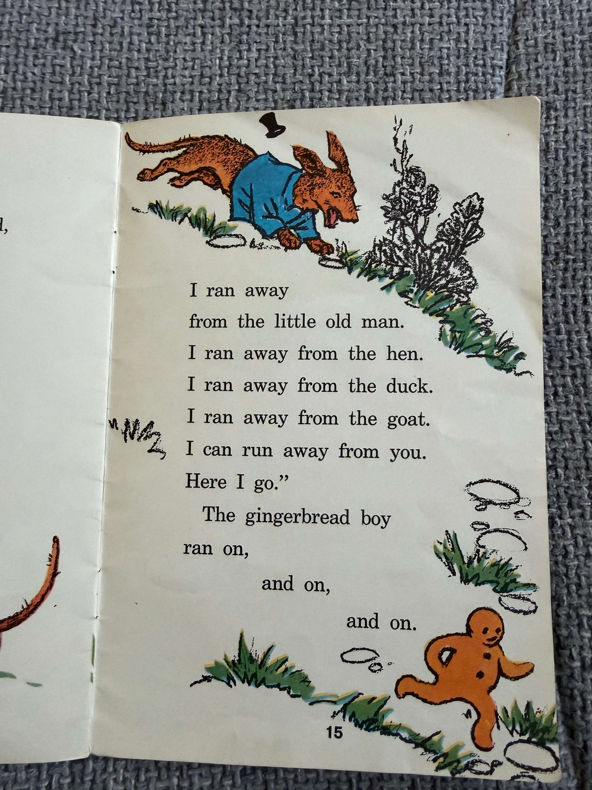 1962 The Gingerbread Boy (Janet & John Story Books No11) - Miriam Blanton Huber, Frank Seely Salisbury & Mabel O’Donnell (Florence & Margaret Hoopes illust) James Nisbet & Co Ltd. - Honeyburn Books (UK)