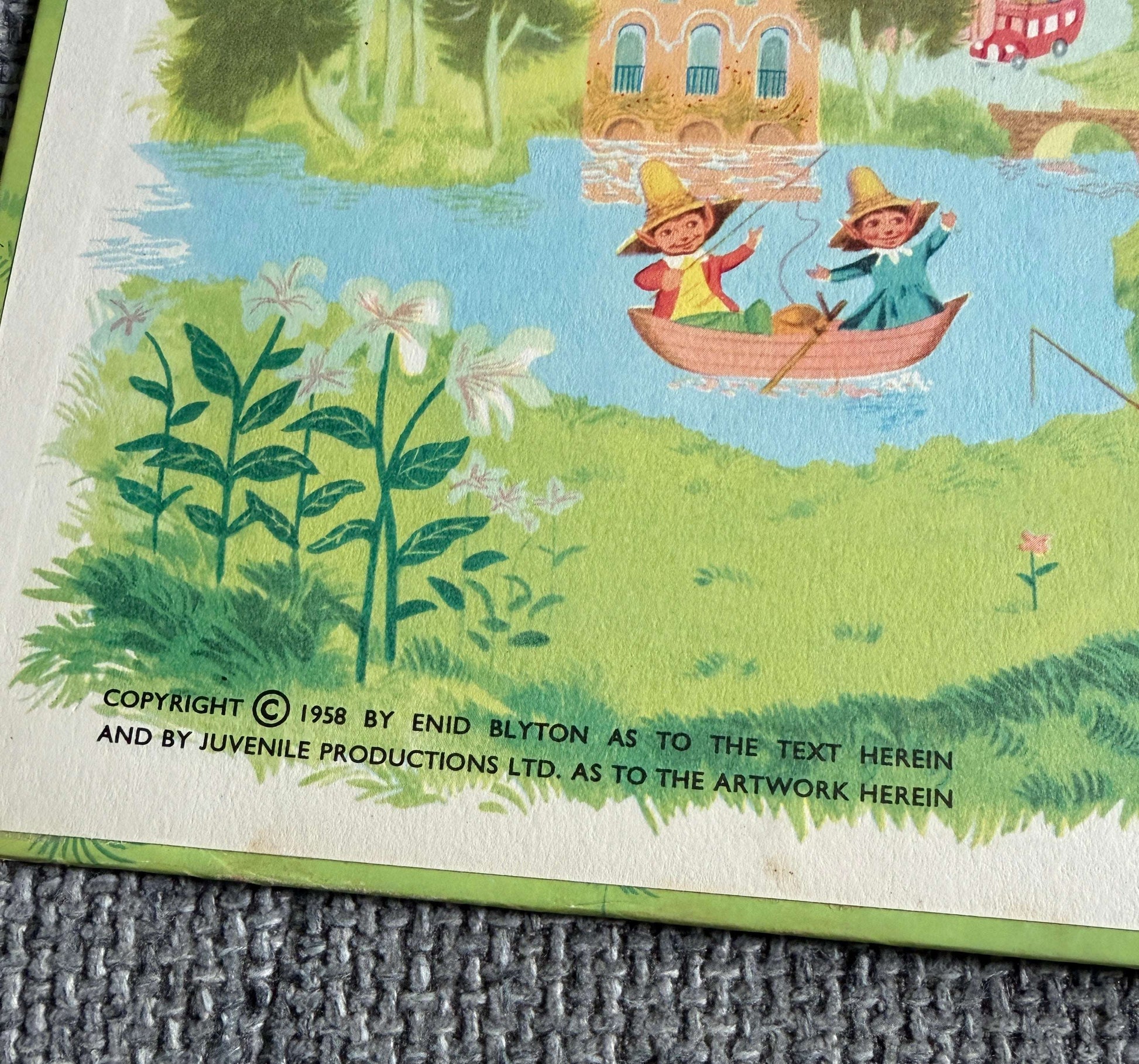 1958 Rumble & Chuff The Second Book - Enid Blyton (David Walsh illust) Juvenile Productions Ltd - Honeyburn Books (UK)