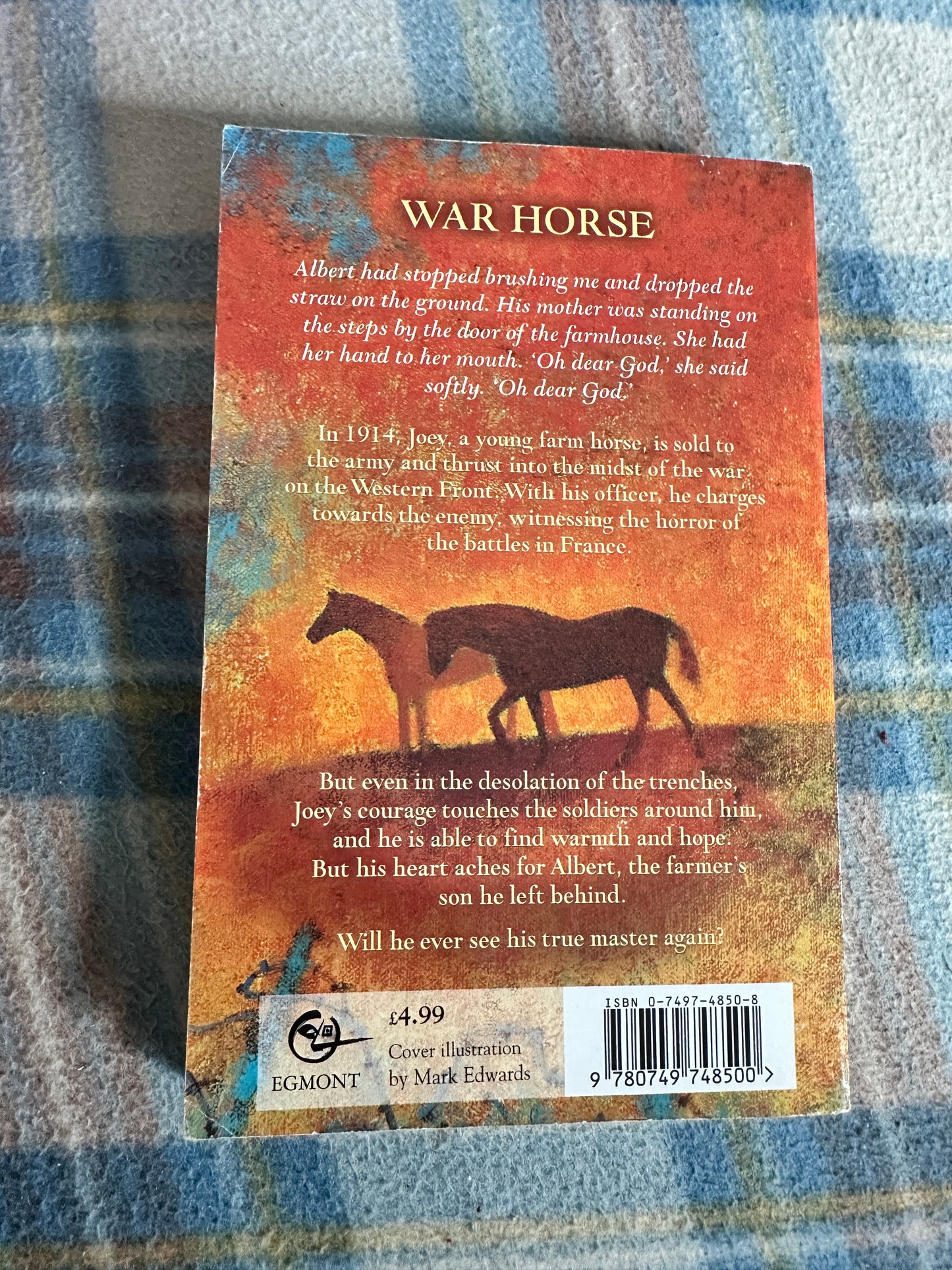 2002 War Horse - Michael Morpurgo(Egmont)