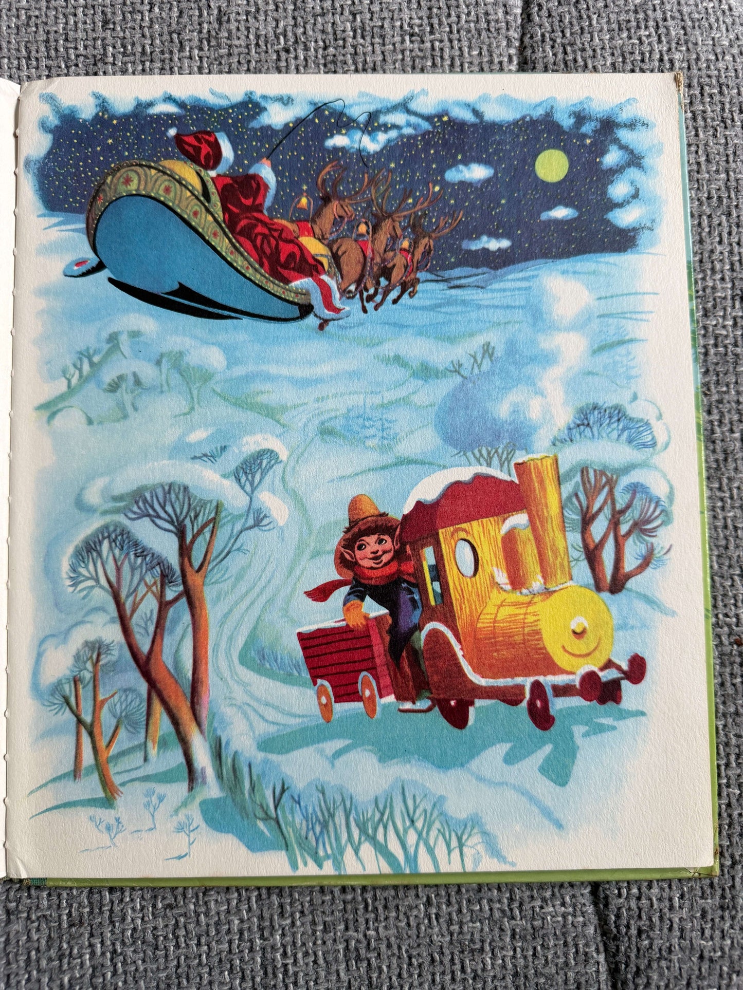 1958 Rumble & Chuff The Second Book - Enid Blyton (David Walsh illust) Juvenile Productions Ltd - Honeyburn Books (UK)