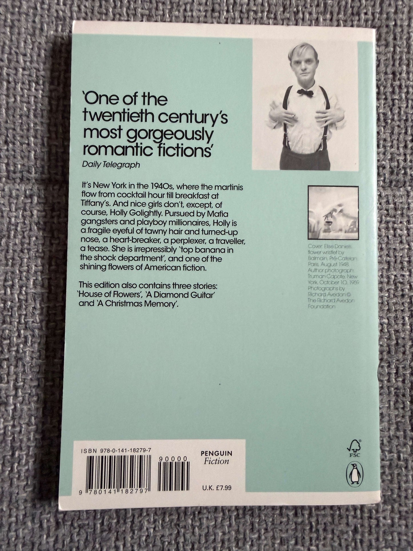 2000 Breakfast At Tiffany’s - Truman Capote ( Penguin Classics) - Honeyburn Books (UK)
