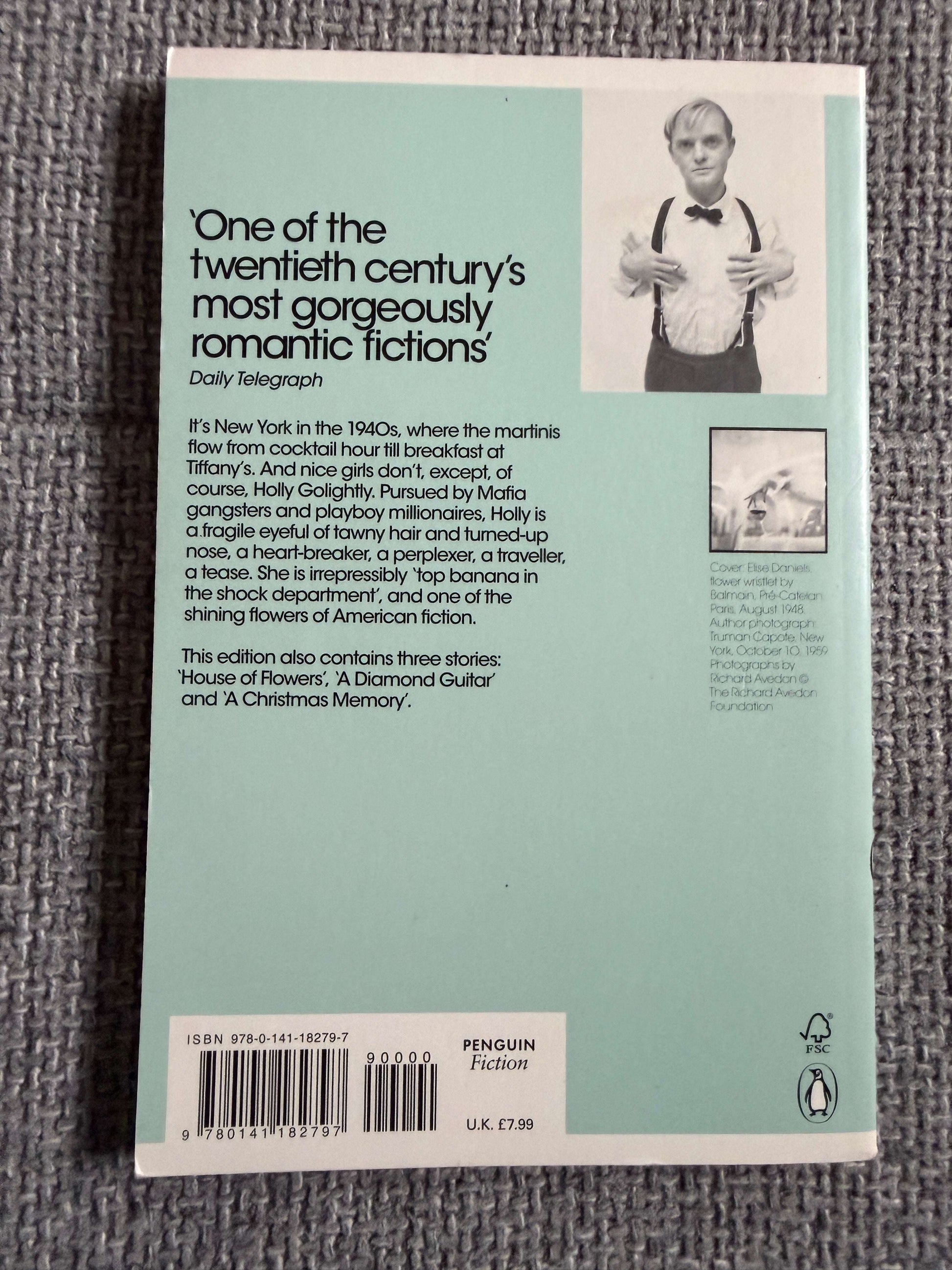 2000 Breakfast At Tiffany’s - Truman Capote ( Penguin Classics) - Honeyburn Books (UK)