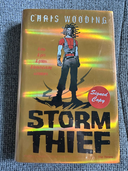 2006*1st Signed* Storm Thief - Chris Wooding (Scholastic Children’s Press)