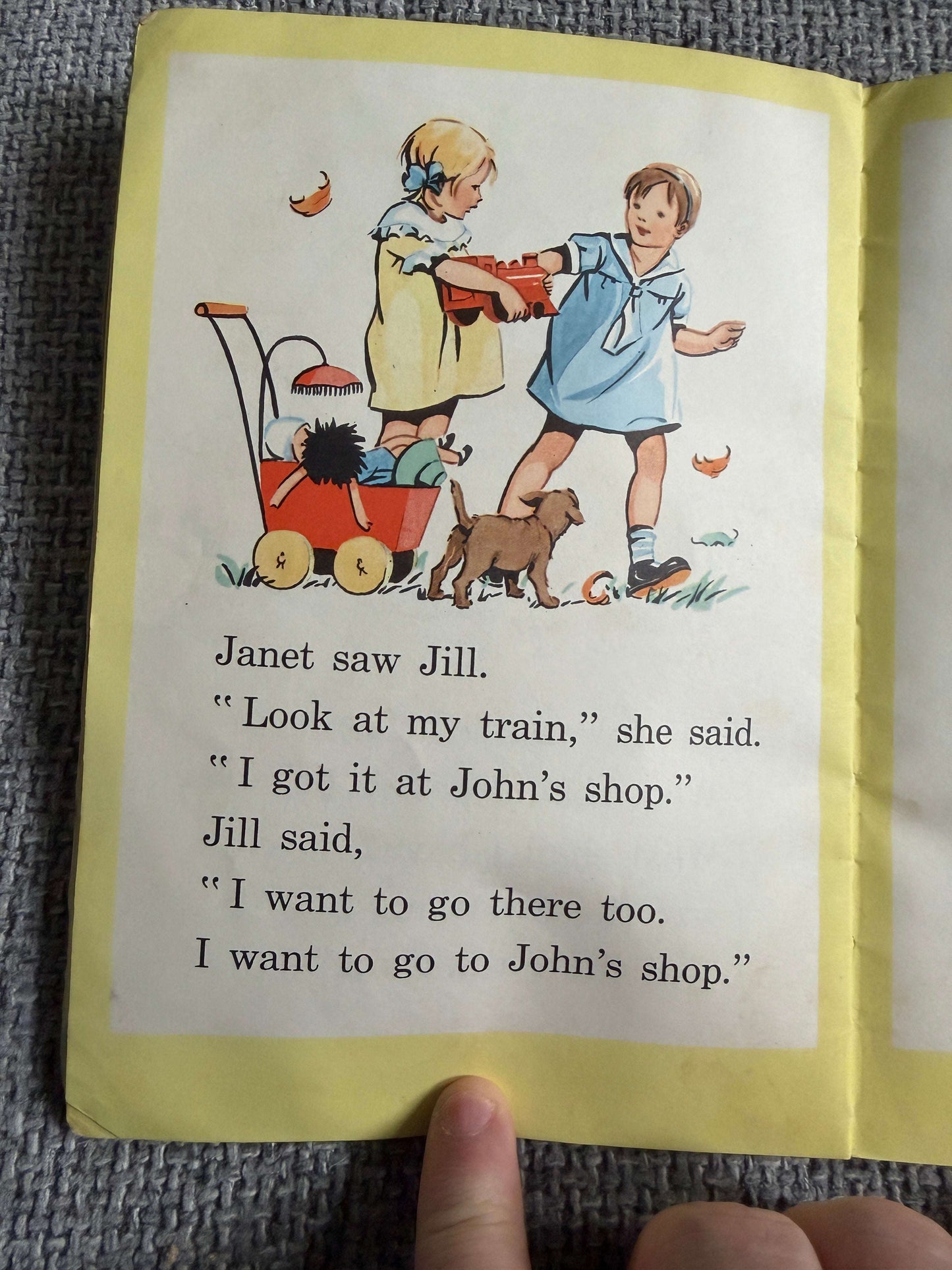 1950’s Out & About (Janet & John Books) Mabel O’Donnell & Rona Munro (Florence & Margaret Hoopes illust) James Nisbet & Co Ltd - Honeyburn Books (UK)
