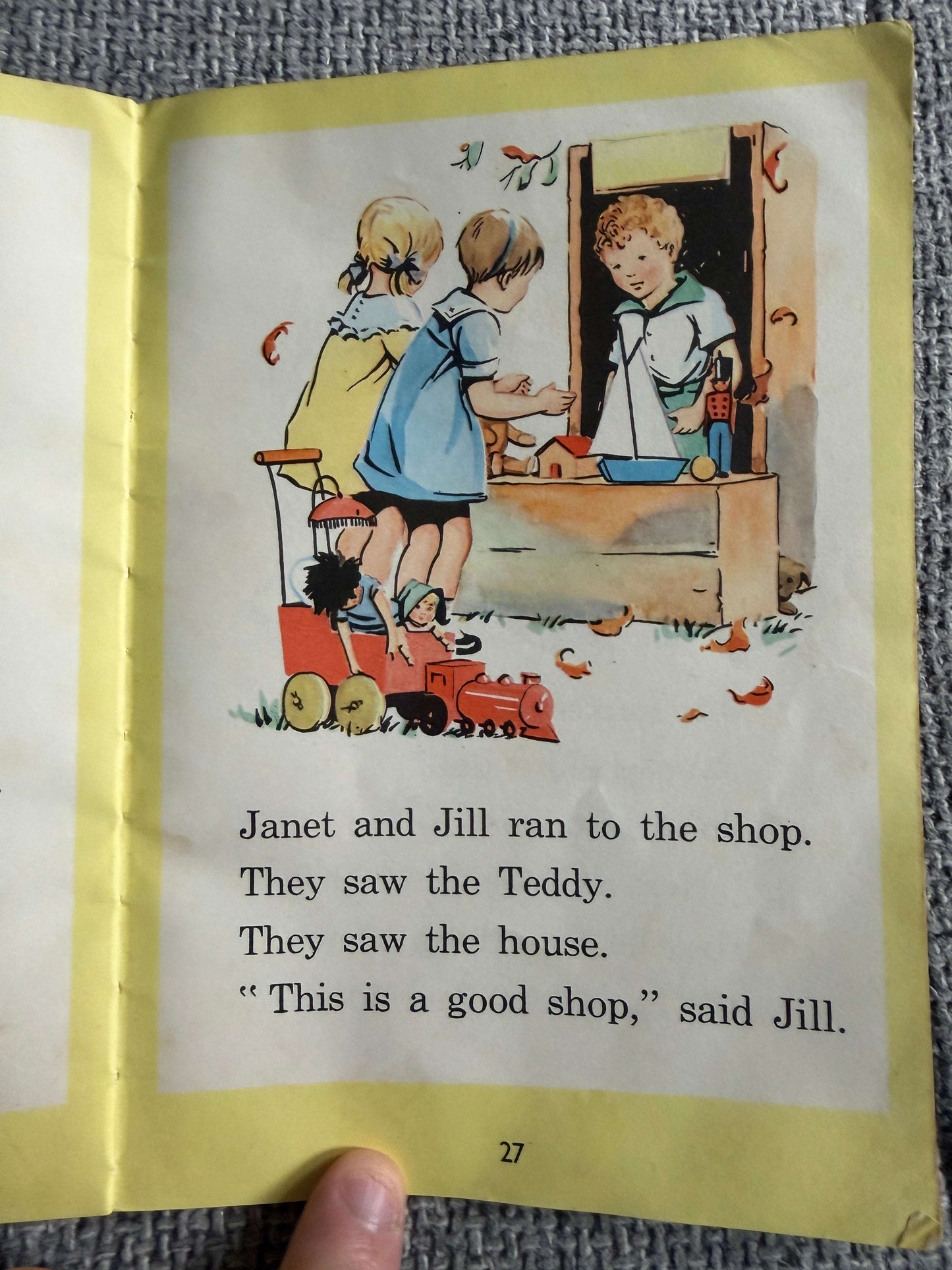 1950’s Out & About (Janet & John Books) Mabel O’Donnell & Rona Munro (Florence & Margaret Hoopes illust) James Nisbet & Co Ltd - Honeyburn Books (UK)