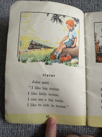 1950’s Janet & John Book 2 - Mabel O’Donnell & Rona Munro (Florence & Margaret Hoopes) - Honeyburn Books (UK)