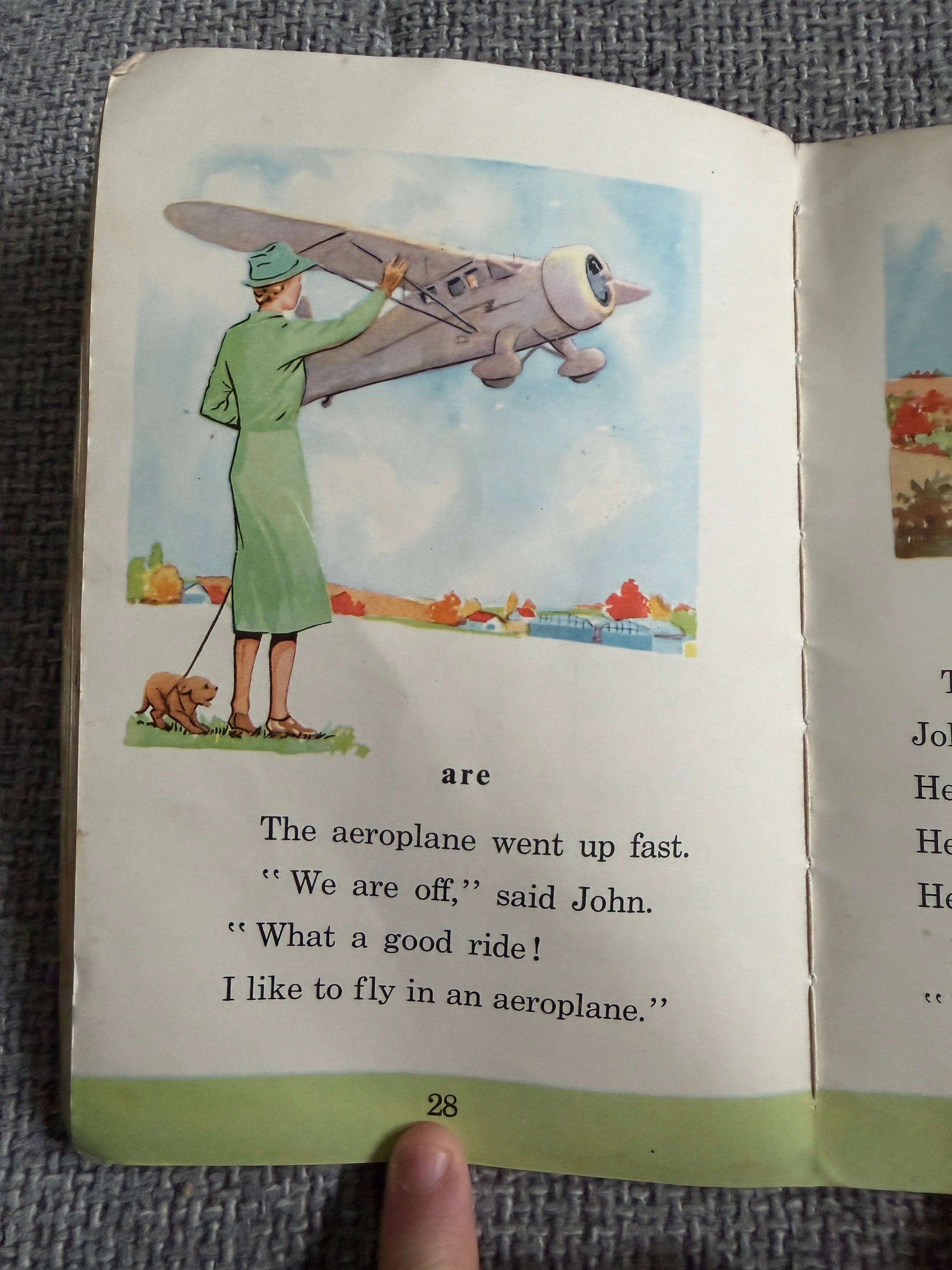 1950’s Janet & John Book 2 - Mabel O’Donnell & Rona Munro (Florence & Margaret Hoopes) - Honeyburn Books (UK)