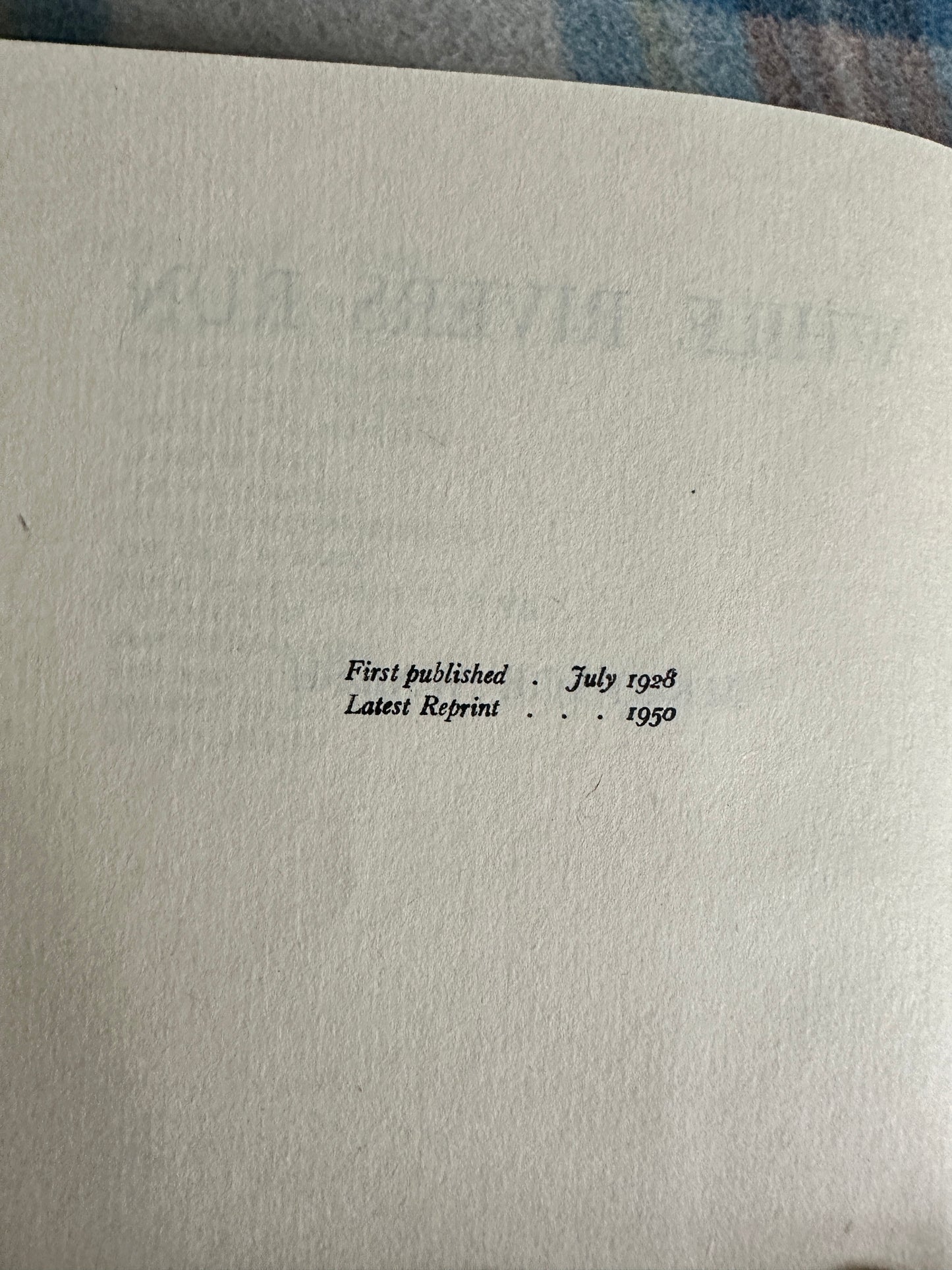 1950 While Rivers Run - Maurice Walsh(W. & R. Chambers Ltd)