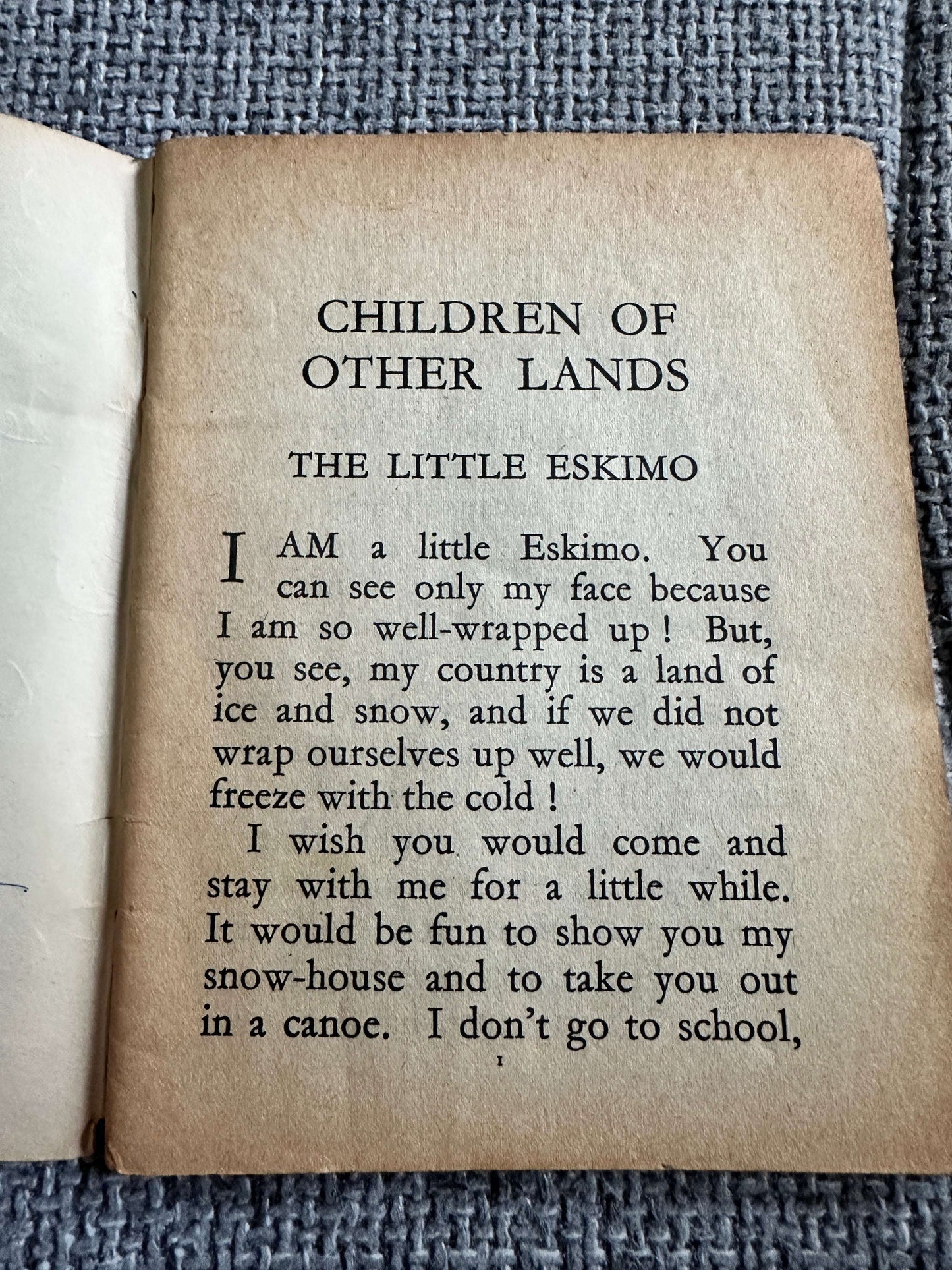 1954 Children Of Other Lands (Little Books 4) Enid Blyton (Douglas Cuthill Illust) W. & A. K. Johnston & G. W. Bacon Ltd