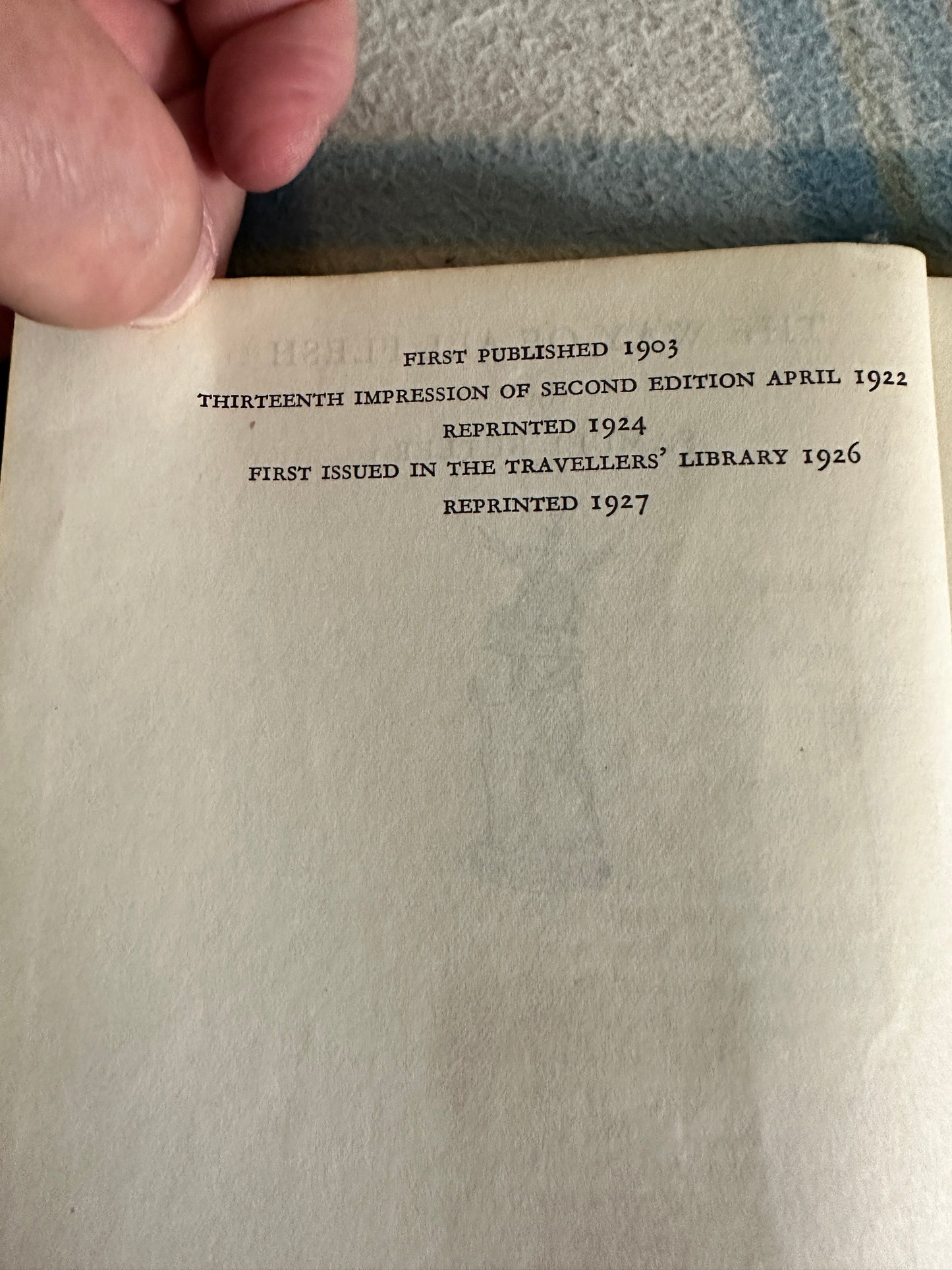 1927 The Way Of All Flesh - Samuel Butler(Jonathan Cape)