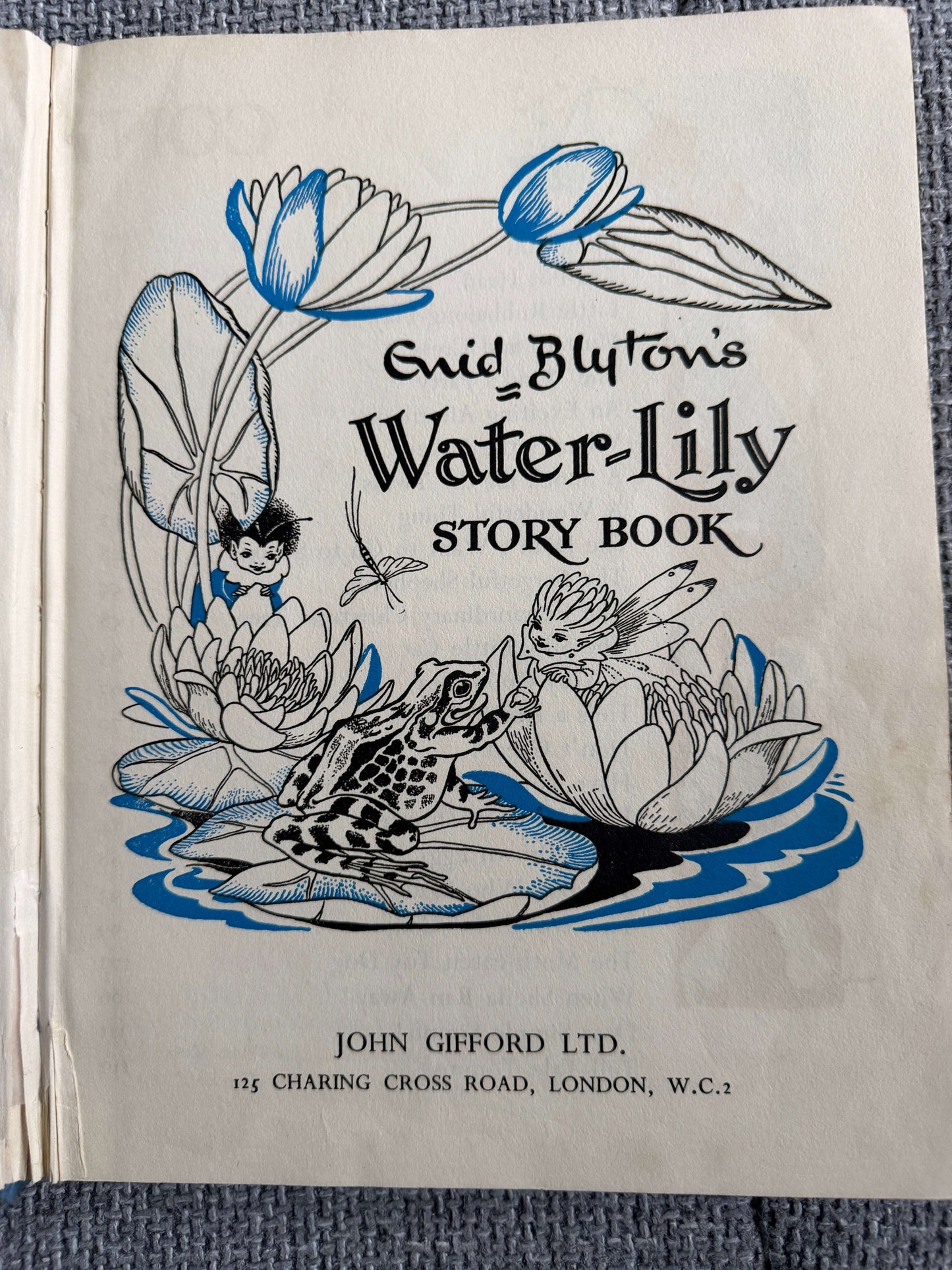 1953 The Water-Lily Story Book (Foyle’s Flower Story Books) Enid Blyton (Hilda Boswell illust) John Gifford