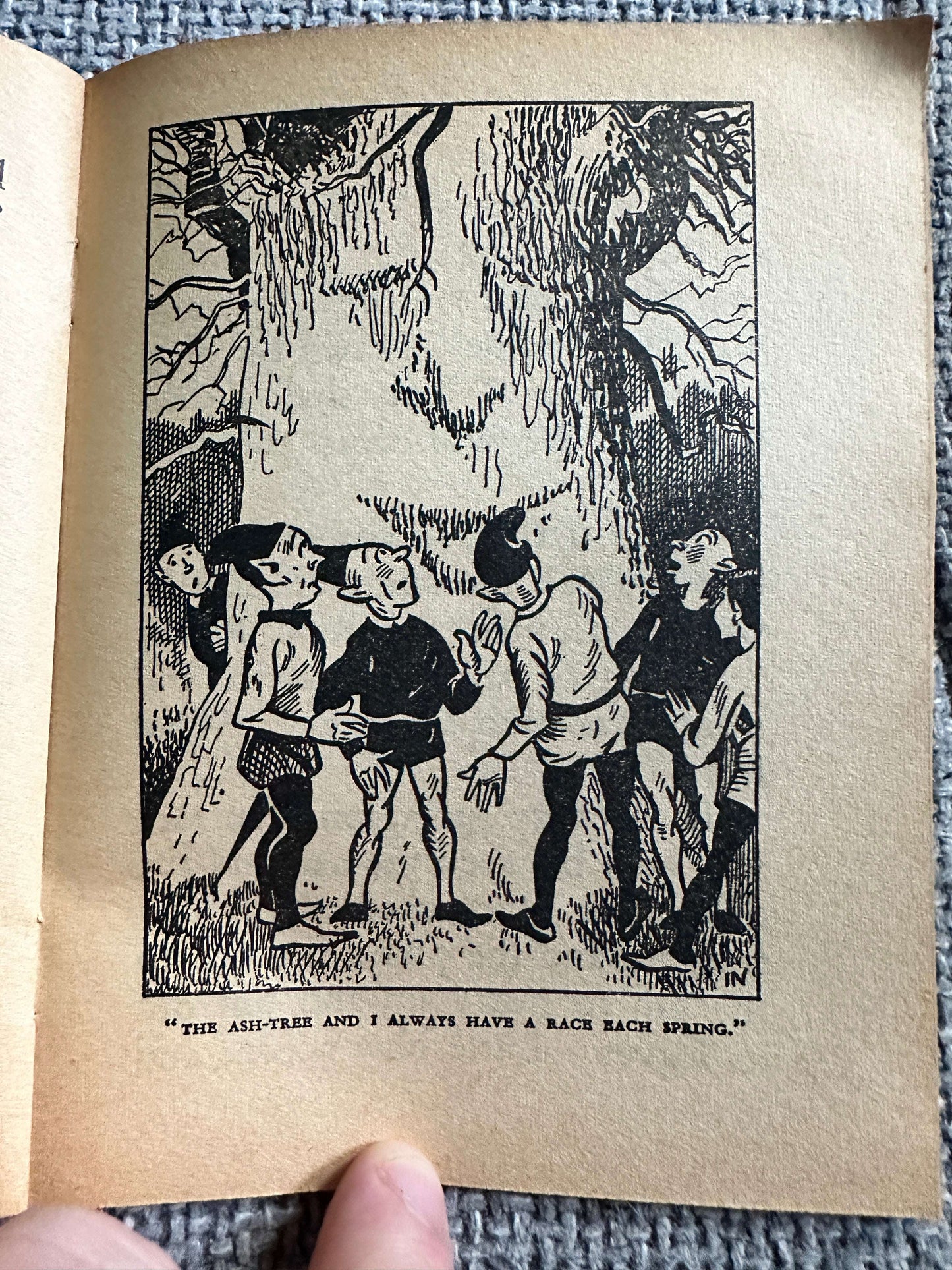 1954 Round The Year Stories (Little Books 2) Enid Blyton (Dugan cover art) W. & A. K. Johnston & G. W. Bacon Ltd