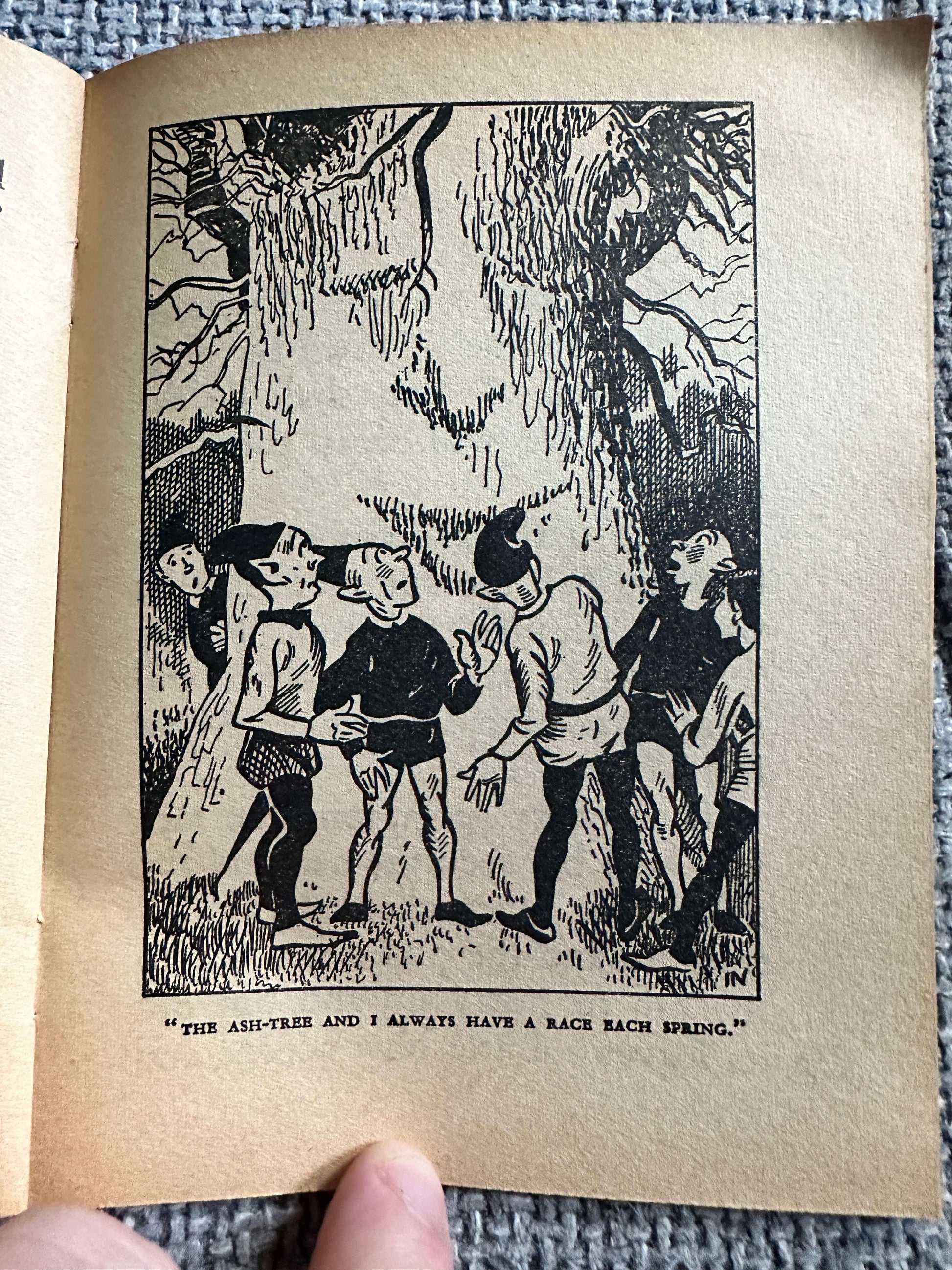 1954 Round The Year Stories (Little Books 2) Enid Blyton (Dugan cover art) W. & A. K. Johnston & G. W. Bacon Ltd