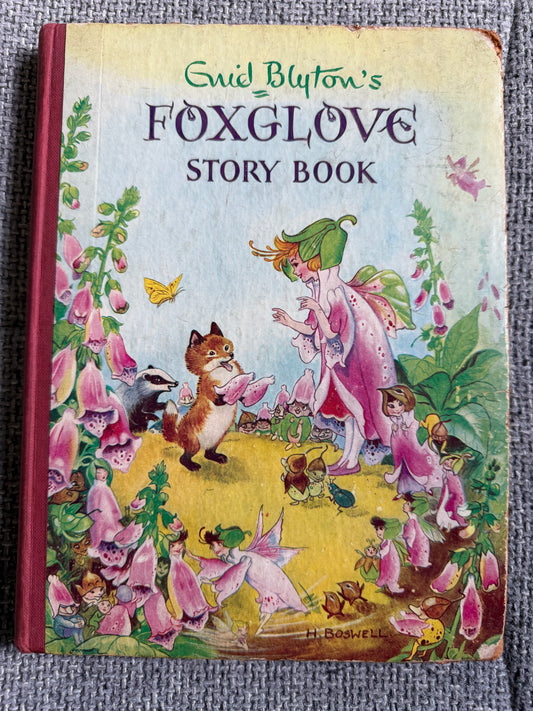 1955 Foxglove Story Book (Foyle’s Flower Story Series) Enid Blyton (Hilda Boswell colour covers) John Gifford Pub.