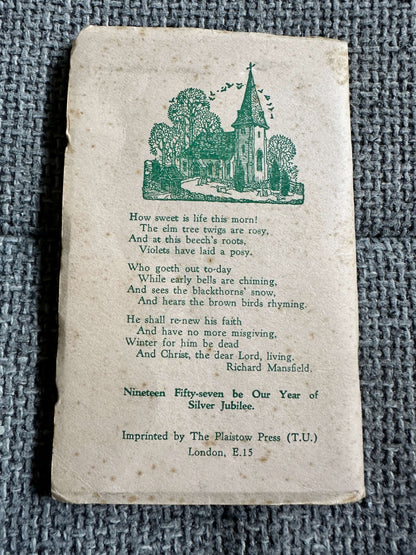 1957 The Angel (Silver Jubilee Year) The Plaistow Press