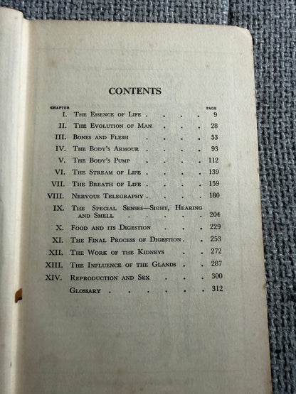 1938 The Wonderful Story Of The Human Body - A Well-Known Physician (W. Thornton Shiells illustrated) Oldham’s Press Ltd.