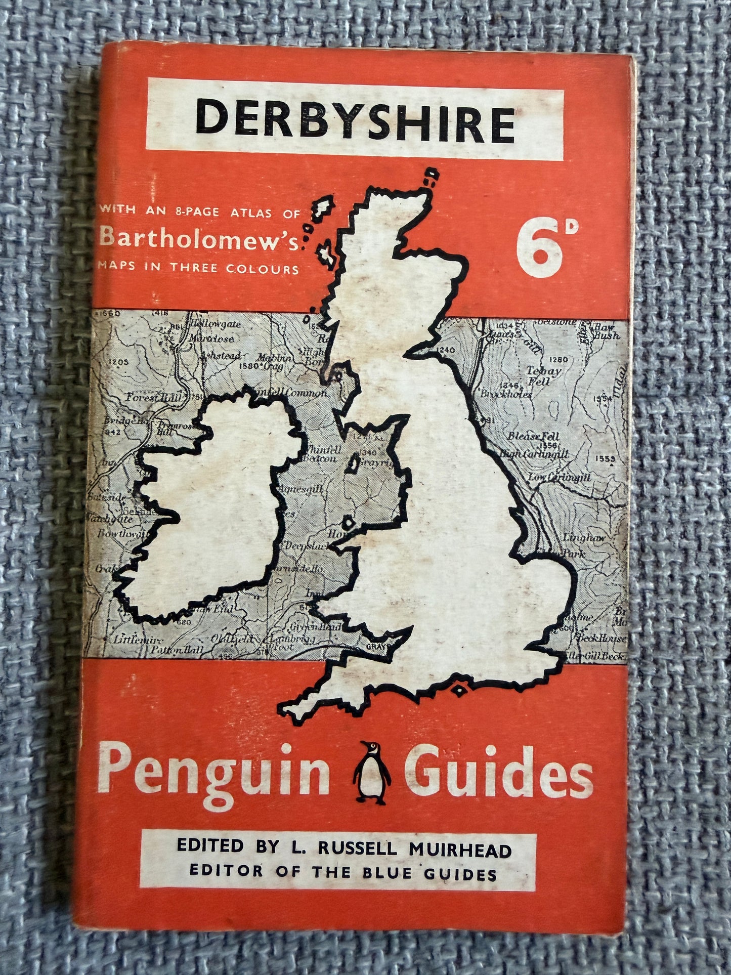 1939*1st* Derbyshire Penguin Guides - L. Russell Muirhead (Penguin Books) - Honeyburn Books (UK)