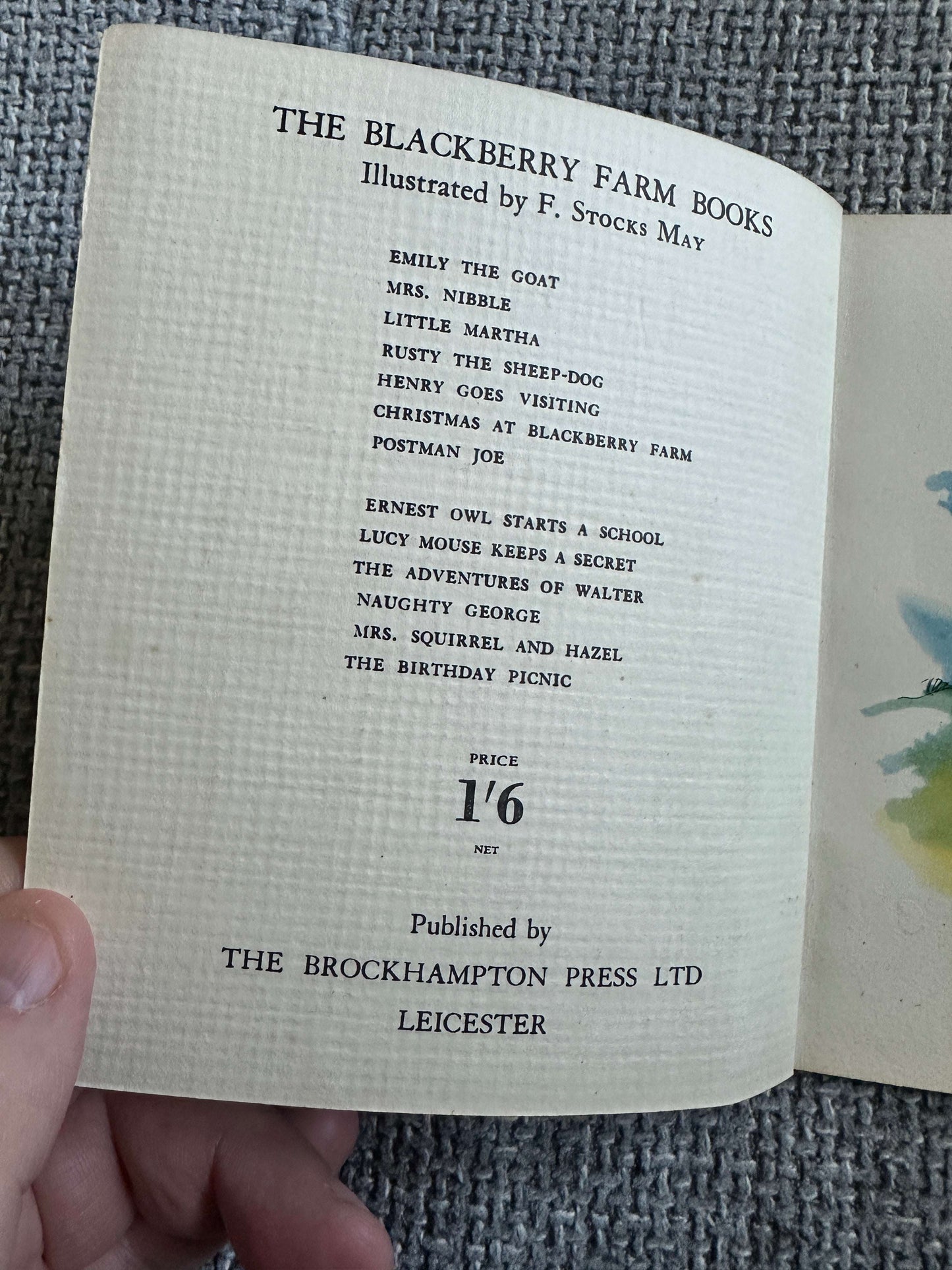 1950’s Mother Hen & Mary (BlackBerry Farm Books) Jane Pilgrim (F. Stocks May Illust) Brockhampton Press
