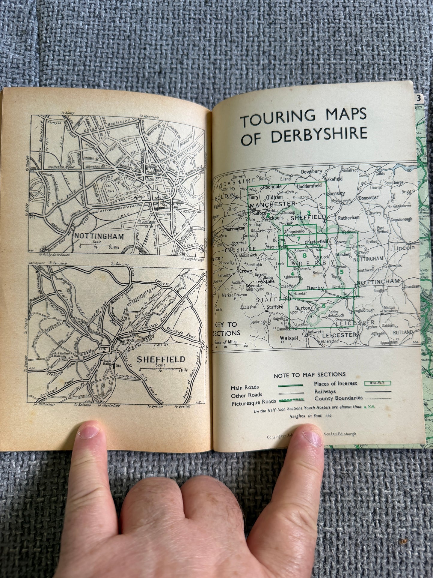 1939*1st* Derbyshire Penguin Guides - L. Russell Muirhead (Penguin Books) - Honeyburn Books (UK)