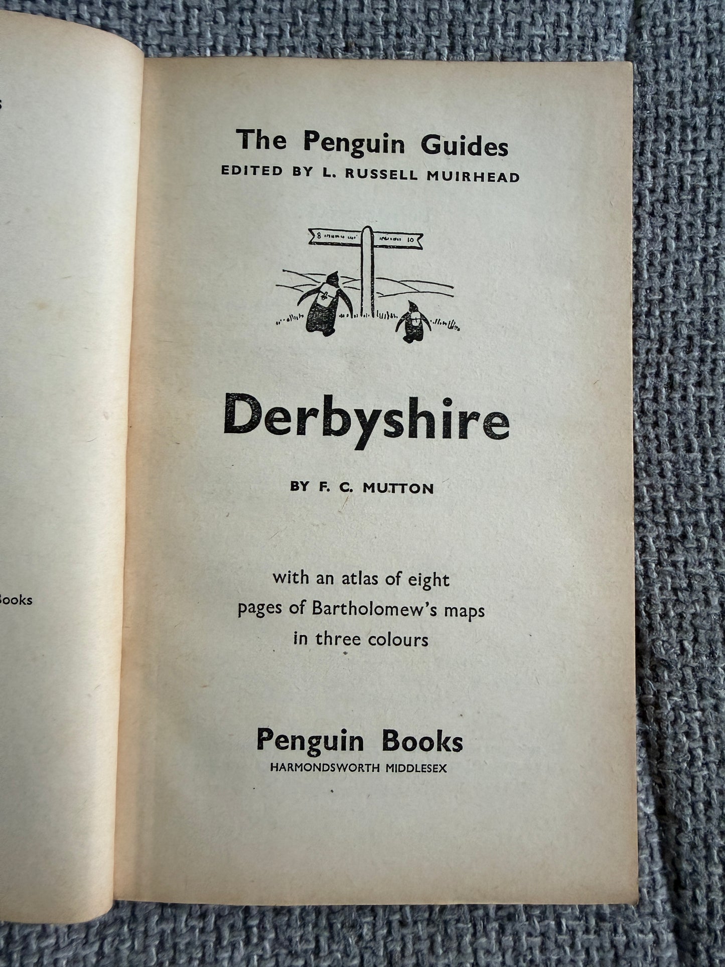 1939*1st* Derbyshire Penguin Guides - L. Russell Muirhead (Penguin Books) - Honeyburn Books (UK)