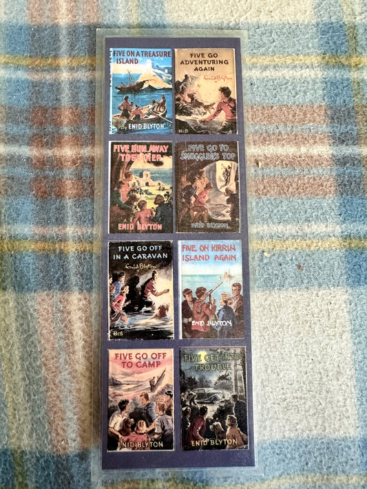 Laminated Enid Blyton Famous Five First Edition Bookmark 16 titles