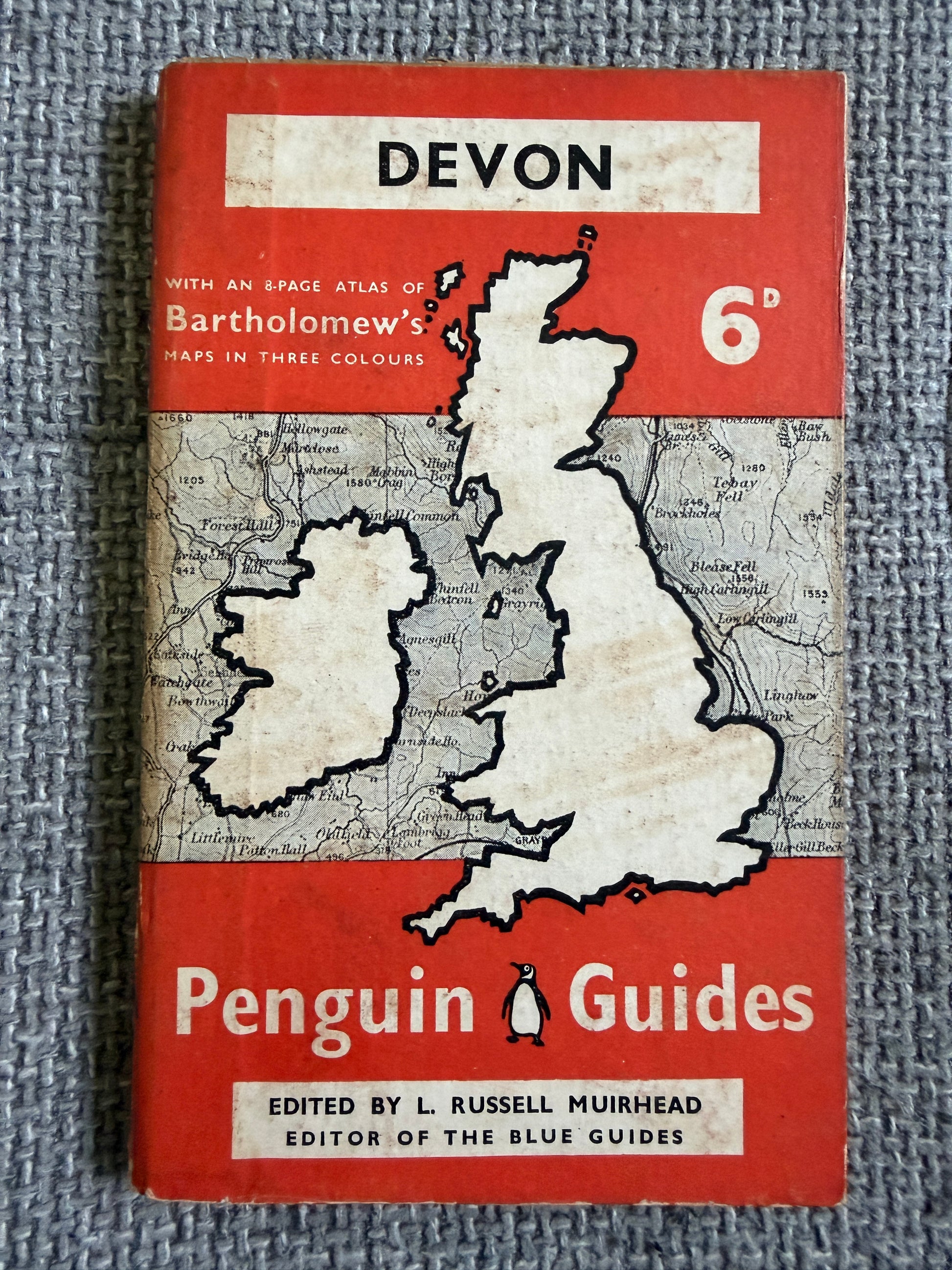 1939*1st* Devon (The Penguin Guides) L. Russell Muirhead (F. L. & E. A. Loveridge (Penguin Books) - Honeyburn Books (UK)