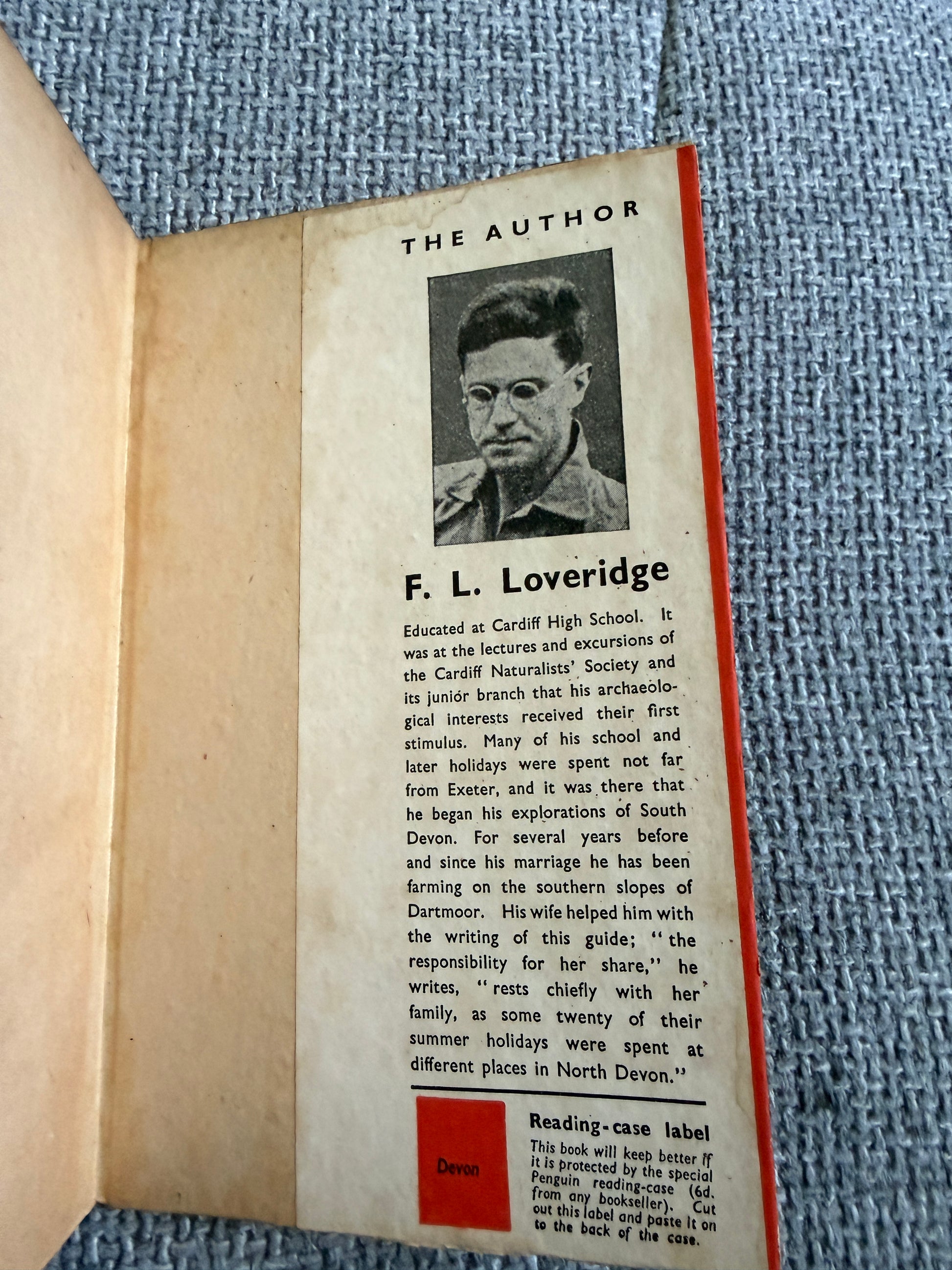 1939*1st* Devon (The Penguin Guides) L. Russell Muirhead (F. L. & E. A. Loveridge (Penguin Books) - Honeyburn Books (UK)