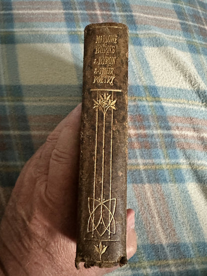 1930 Marlowe, Burns & Byron & Their Poetry - John H. Ingram/ H. A. Kellow/ William Dick(George G. Harrap Publisher)