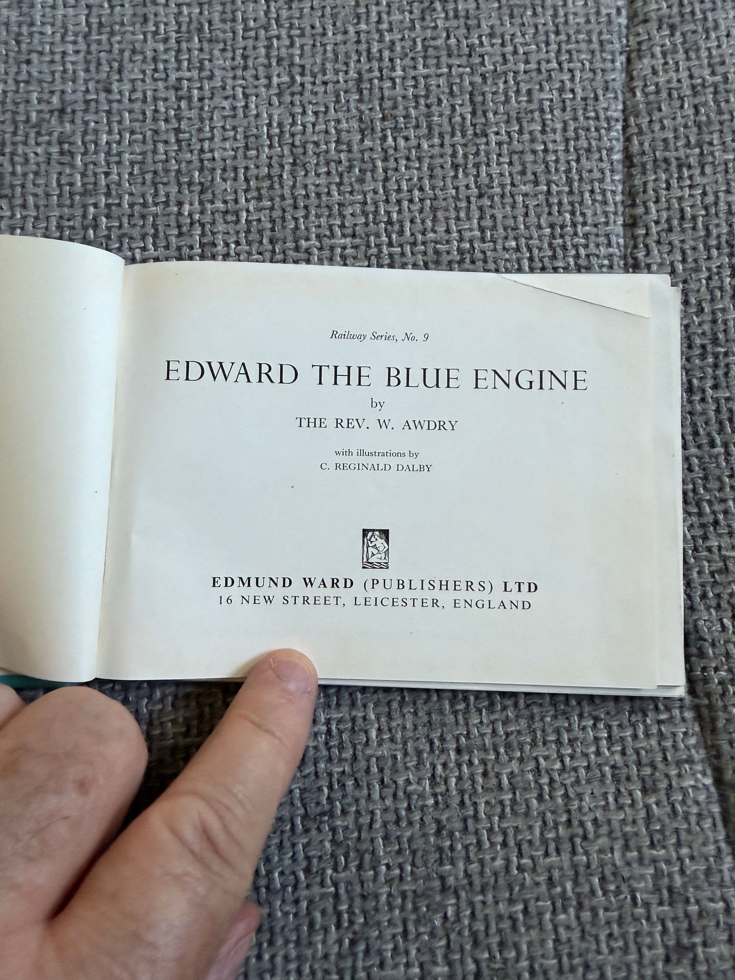 1954*1st* Edward The Blue Engine - The Rev. W. Awdry (C. Reginald Dalby illustrated) Edmund Ward (Publishers) Ltd. - Honeyburn Books (UK)