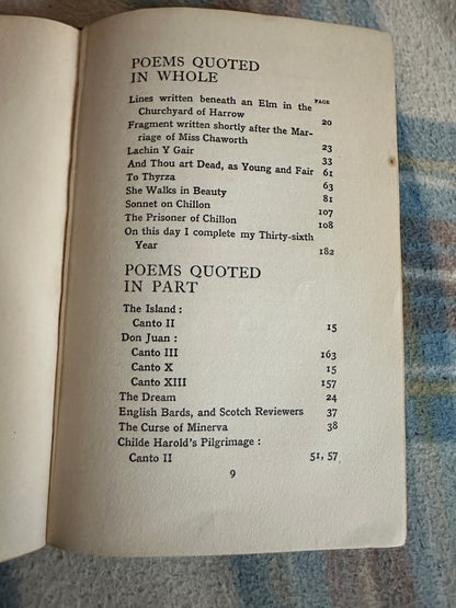 1930 Marlowe, Burns & Byron & Their Poetry - John H. Ingram/ H. A. Kellow/ William Dick(George G. Harrap Publisher)