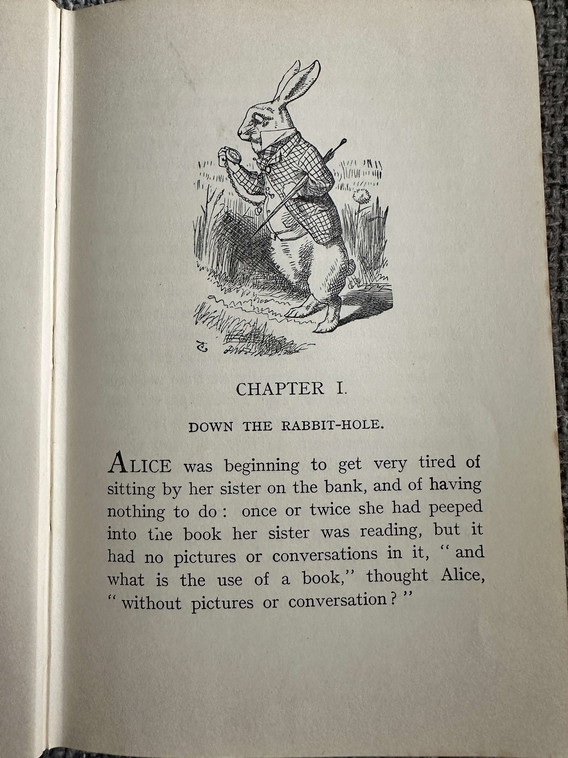 1965 Alice’s Adventures In Wonderland - Lewis Carroll (John Tenniel Illust) MacMillan & Co Ltd
