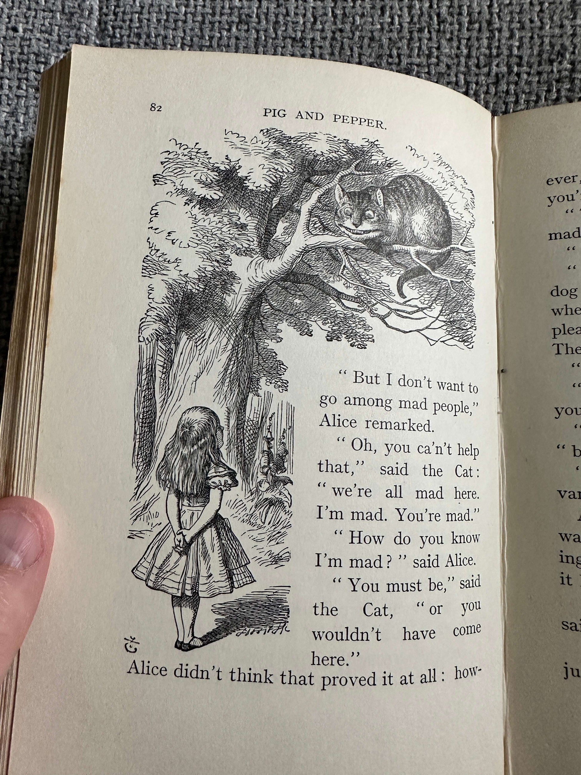 1965 Alice’s Adventures In Wonderland - Lewis Carroll (John Tenniel Illust) MacMillan & Co Ltd