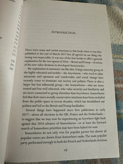 2017 The Road To Somewhere(The New Tribes Shaping British Politics) - David Goodhart(Penguin)