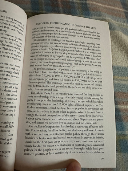 2017 The Road To Somewhere(The New Tribes Shaping British Politics) - David Goodhart(Penguin)