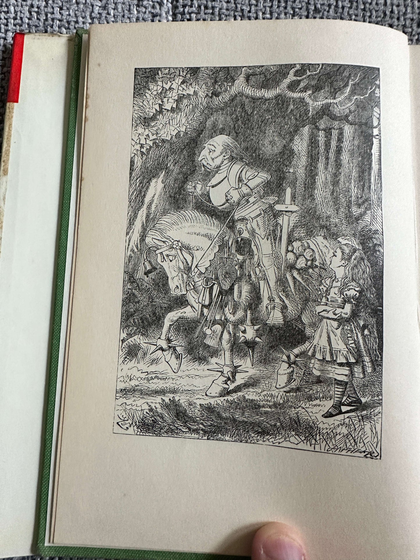 1962 Through The Looking Glass & What Alice Found There - Lewis Carroll (John Tenniel Illust) MacMillan & Co Ltd.