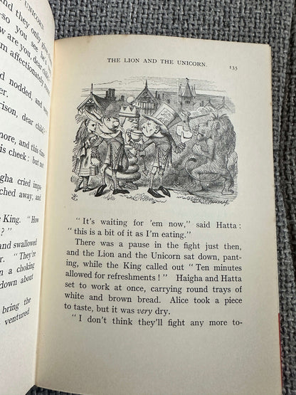 1962 Through The Looking Glass & What Alice Found There - Lewis Carroll (John Tenniel Illust) MacMillan & Co Ltd.