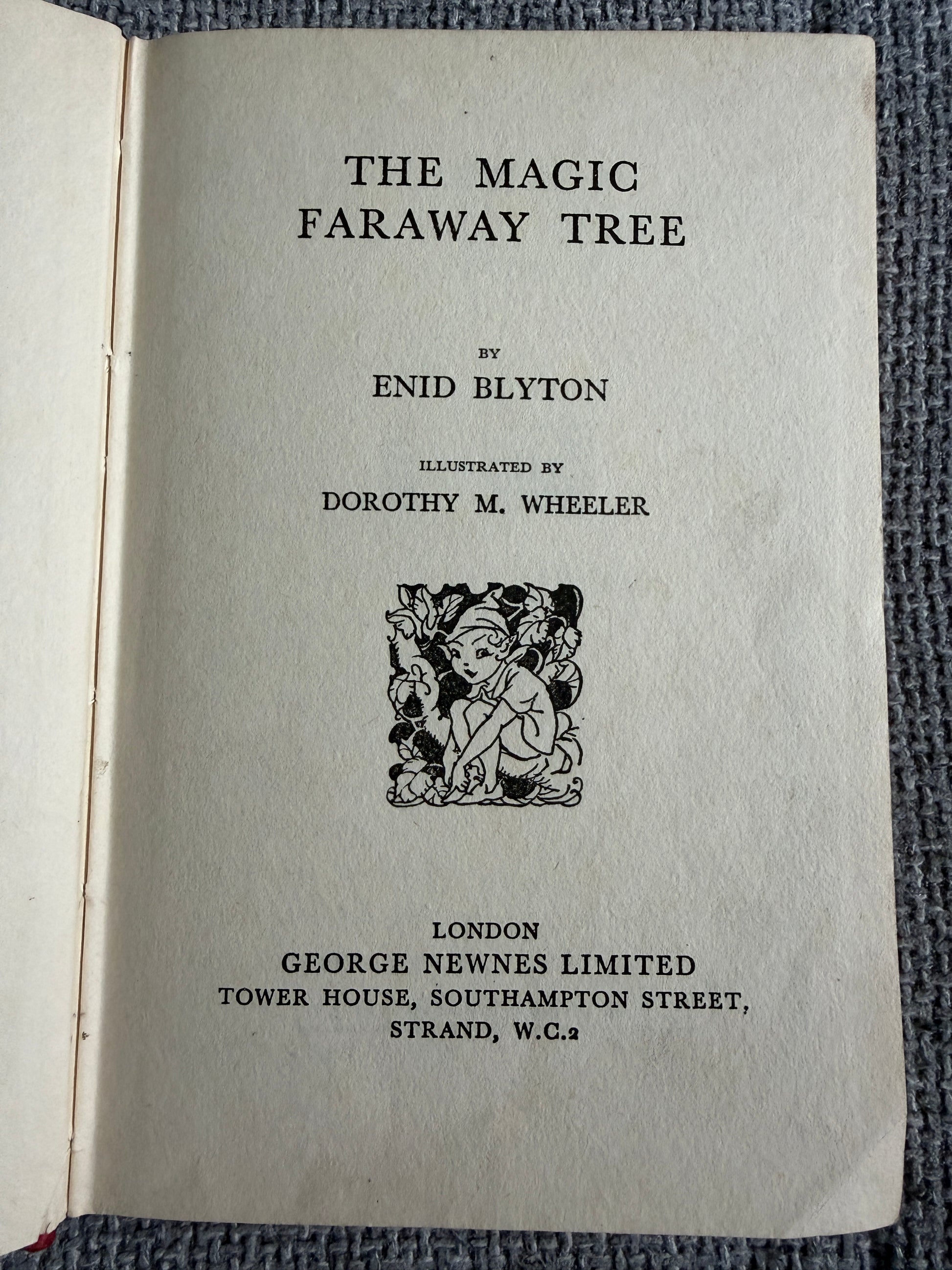1954 The Magic Faraway Tree - Enid Blyton (Dorothy M. Wheeler illust) George Newnes Ltd. - Honeyburn Books (UK)