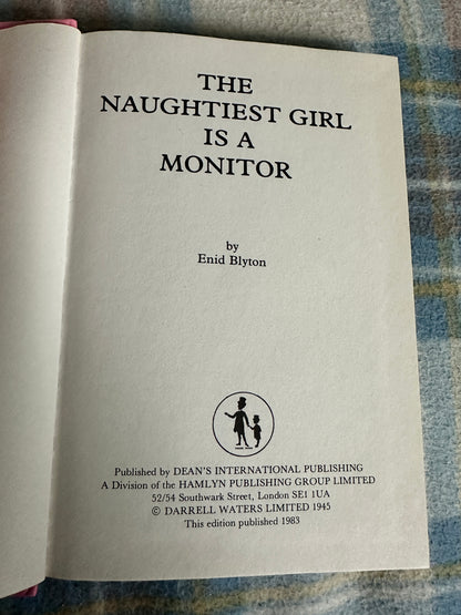 1983 The Naughtiest Girl Is A Monitor - Enid Blyton(Dean’s International)