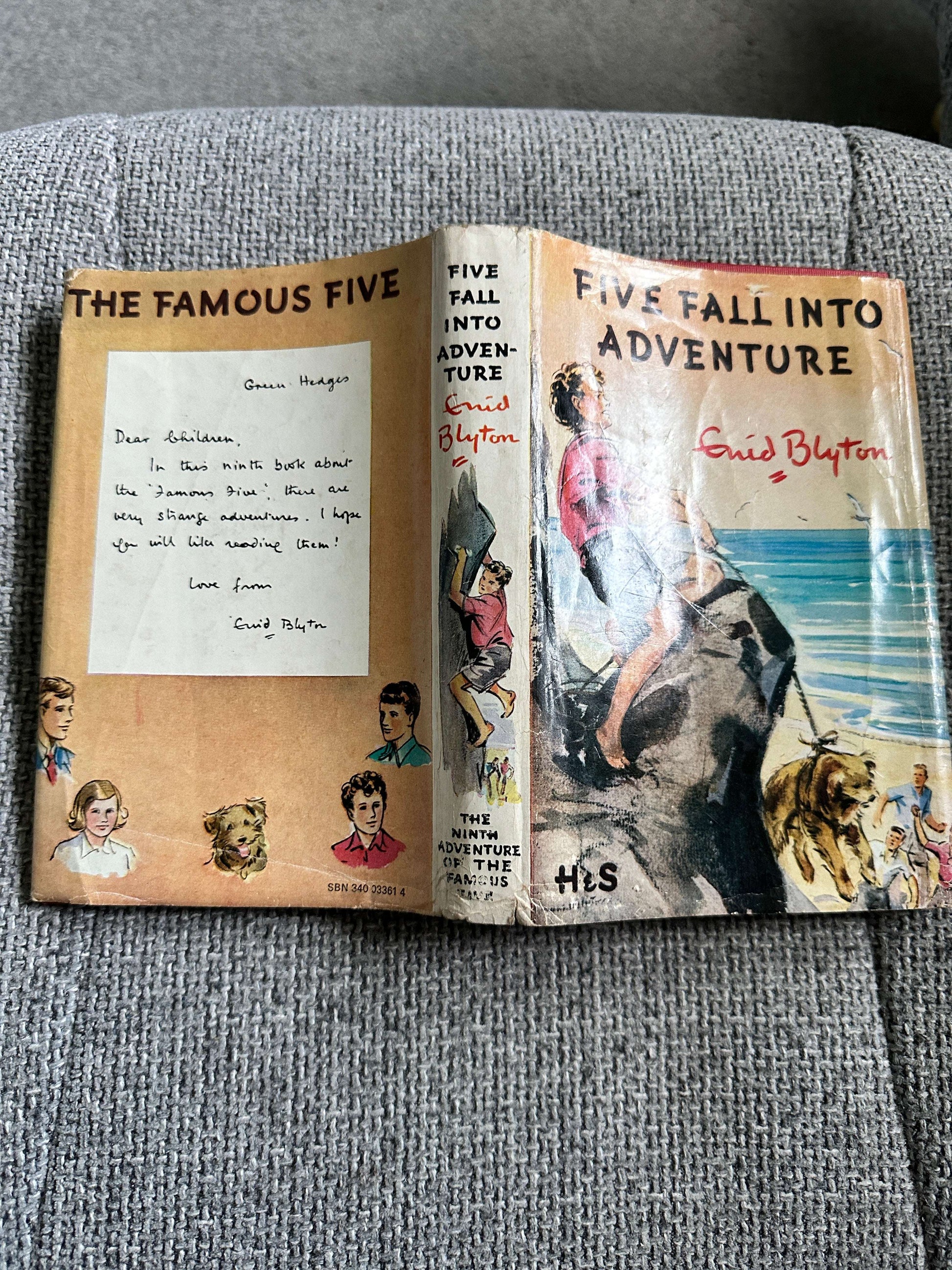 1968 Five Fall Into Adventure - Enid Blyton (Eileen Soper Illust) Brockhampton Press