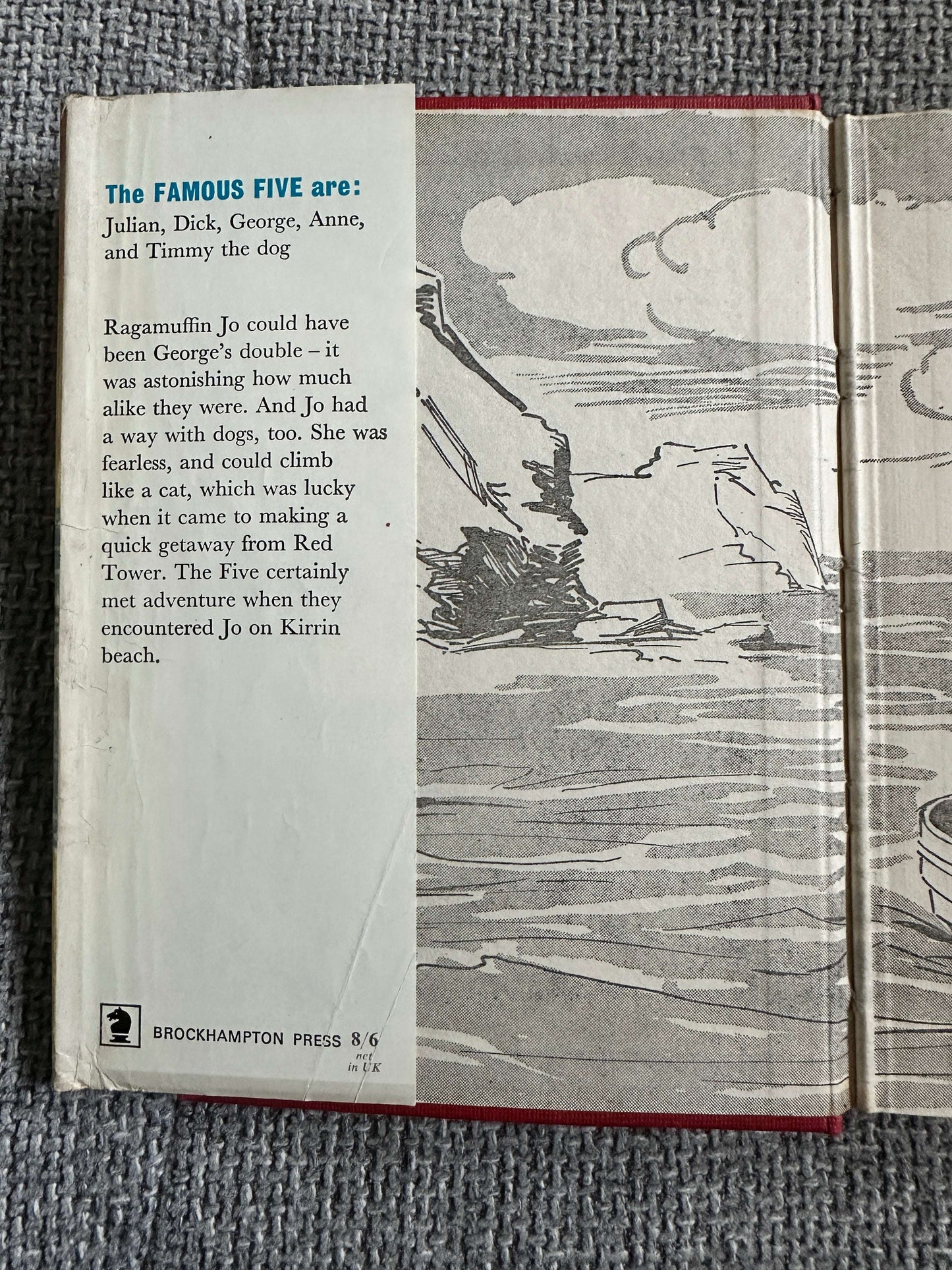 1968 Five Fall Into Adventure - Enid Blyton (Eileen Soper Illust) Brockhampton Press