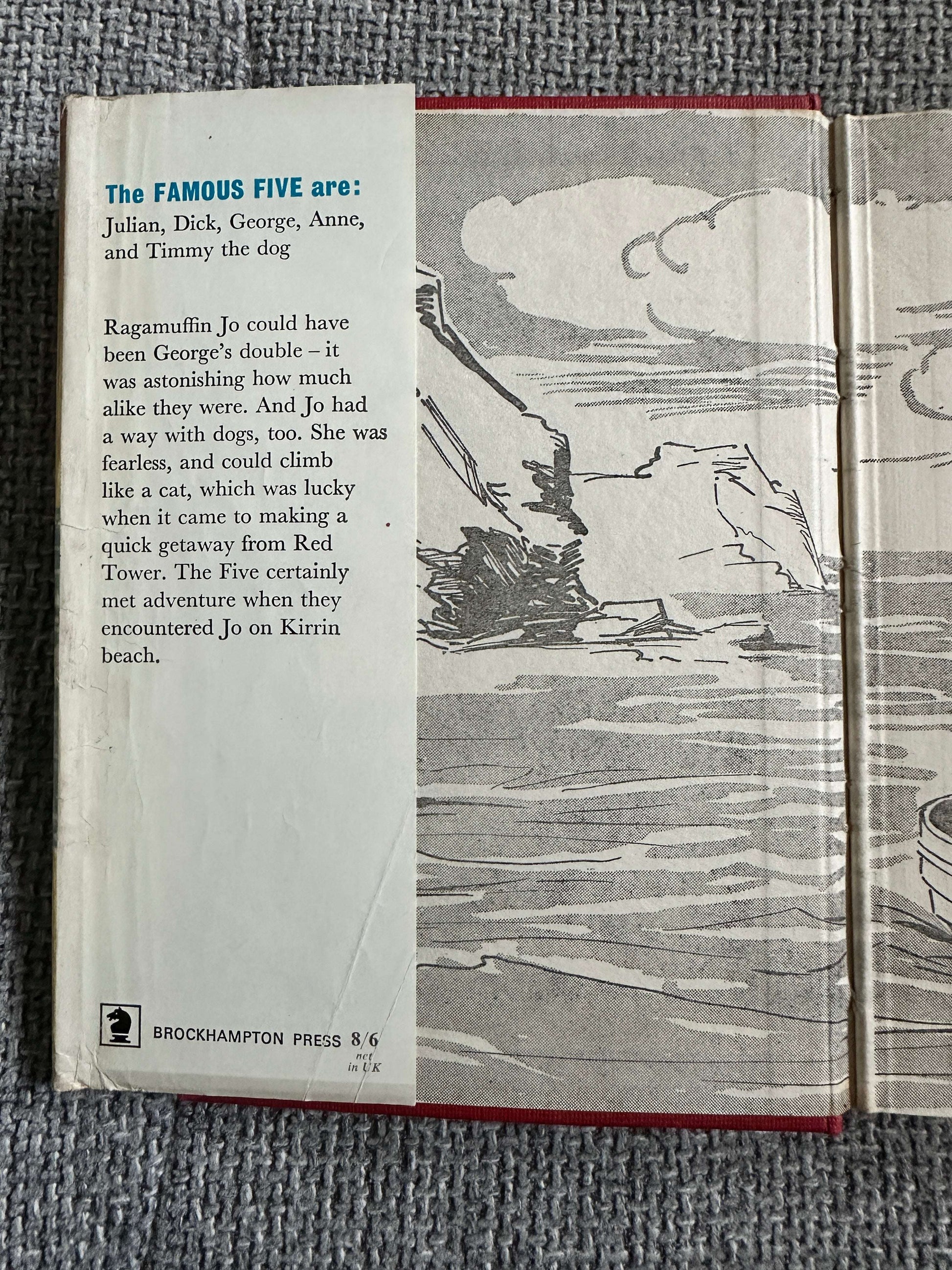 1968 Five Fall Into Adventure - Enid Blyton (Eileen Soper Illust) Brockhampton Press