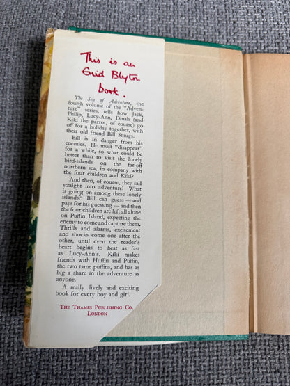 1948 The Sea Of Adventure - Enid Blyton (Stuart Tresillian illust) Thames - Honeyburn Books (UK)